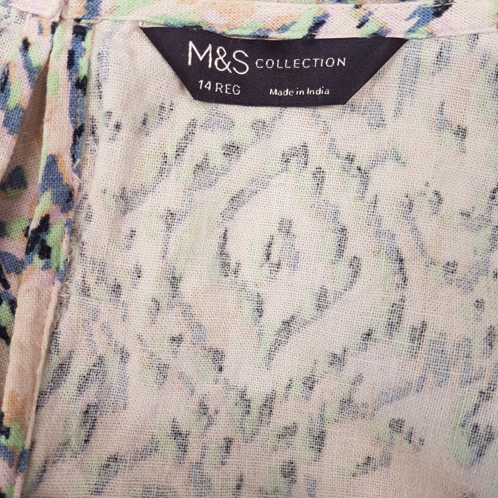 Robe multicolore - MARKS ET SPENCER - Taille 42 Bon état - Vue 7 - 