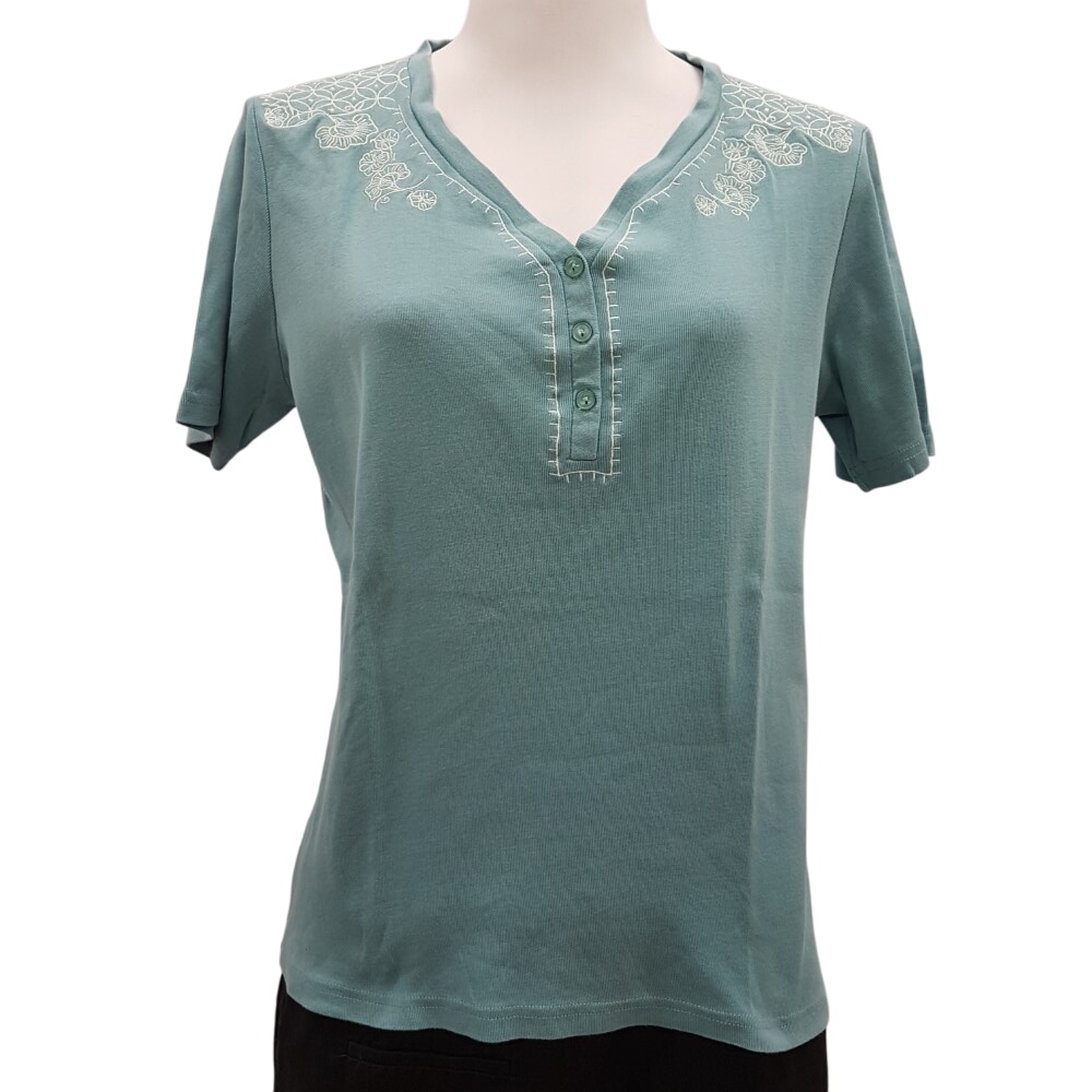 Top bleu lagon - DAMART - Taille 38/40 - Photo 0