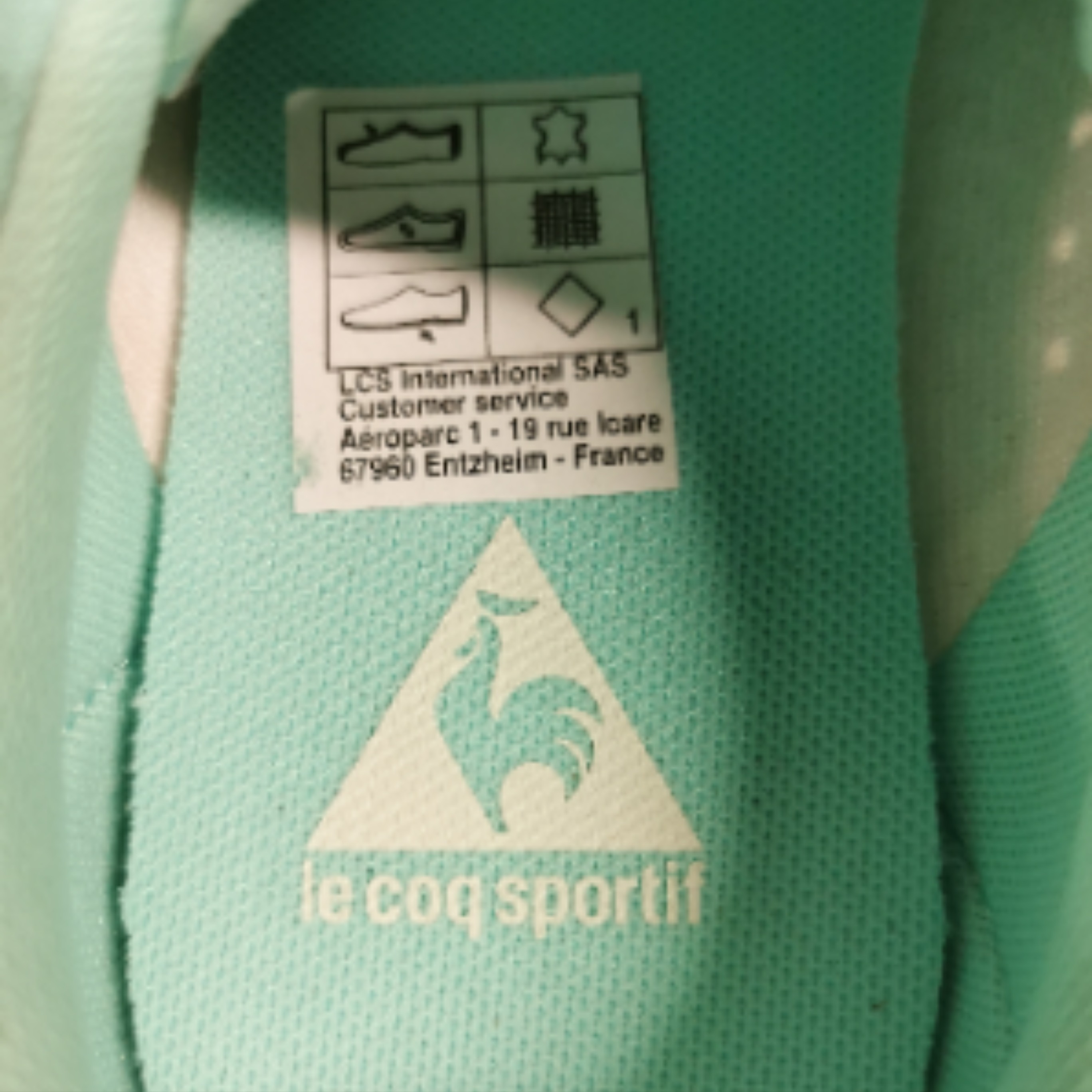 Chaussures de sport en cuir pour femmes : Le Coq sportif. Bon état - Vue 5 - 