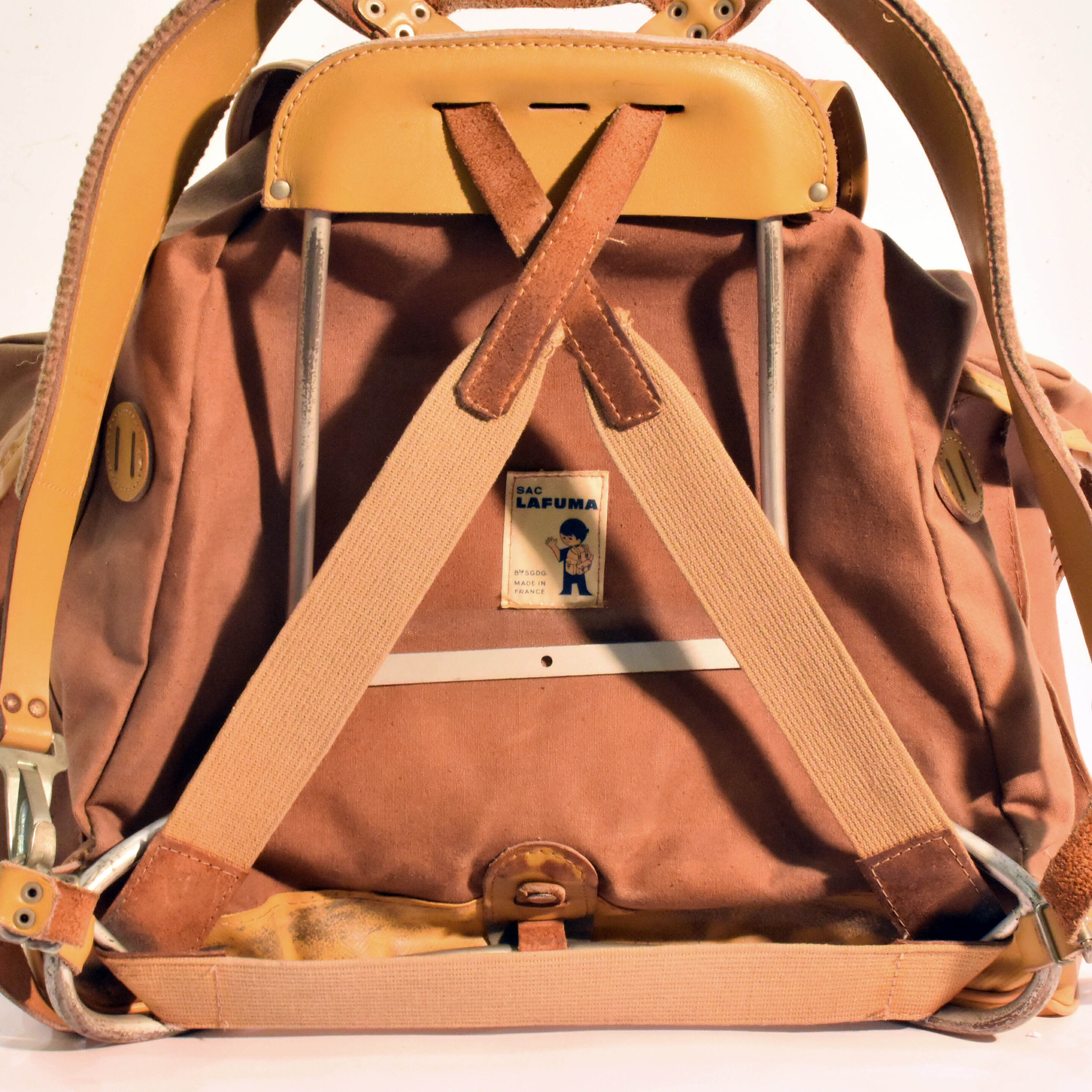 SAC à DOS, ancien petit sac à dos, type Lafuma, scout, scoutisme, vintage,design | eBay
