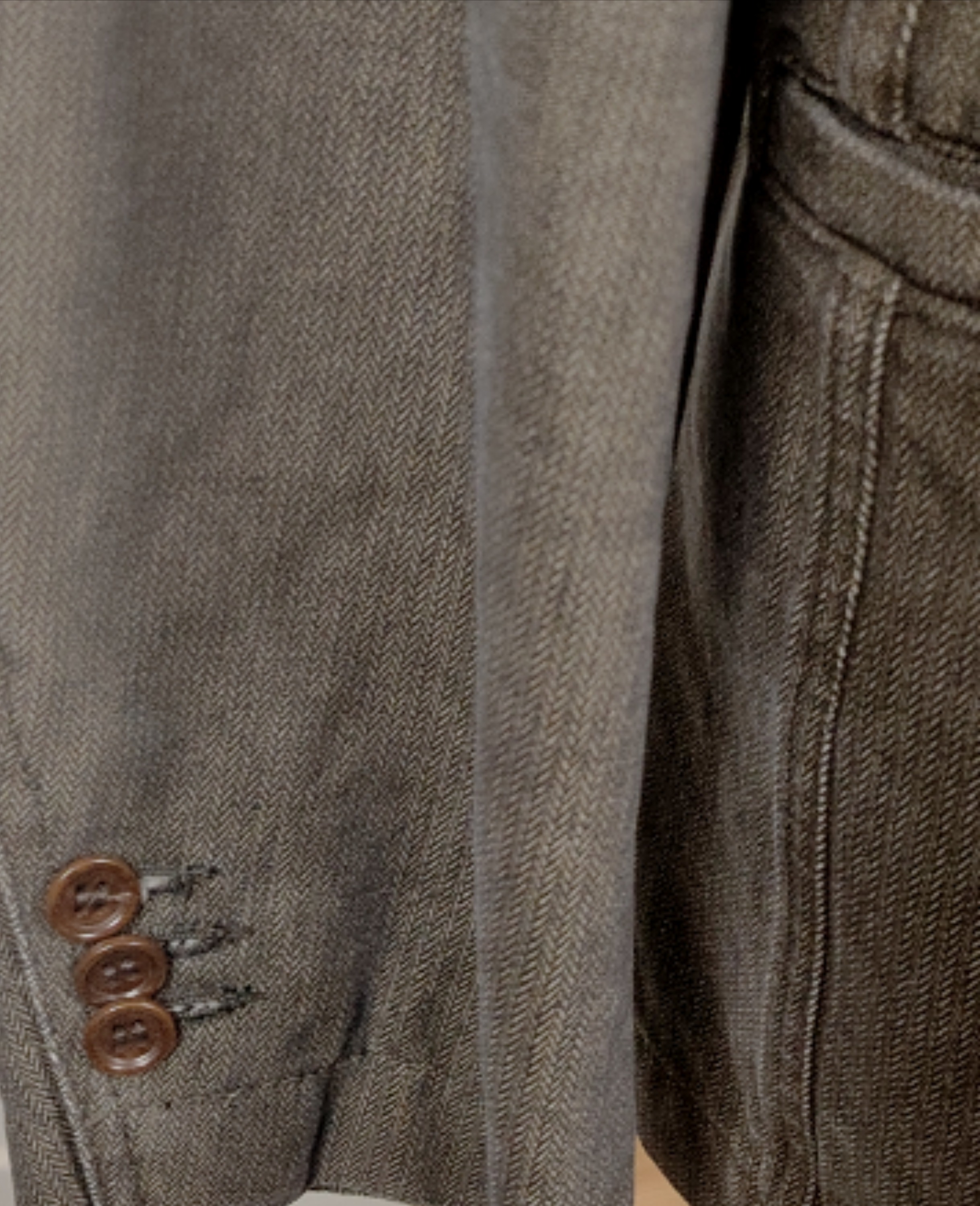 It's Veste marron vintage Homme T44/46/XL - Photo 6