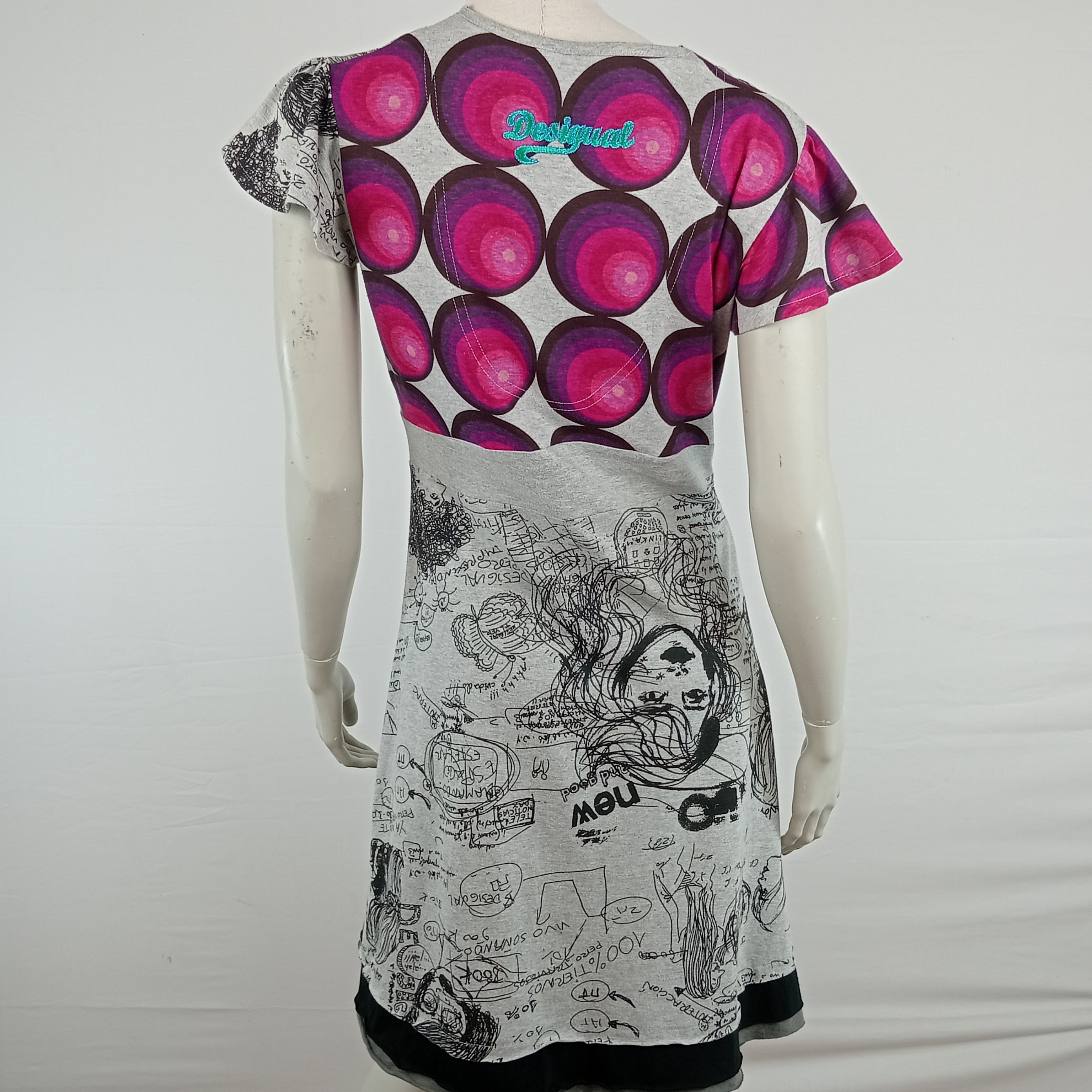 Robe trapèze femme de la marque Désigual col en 