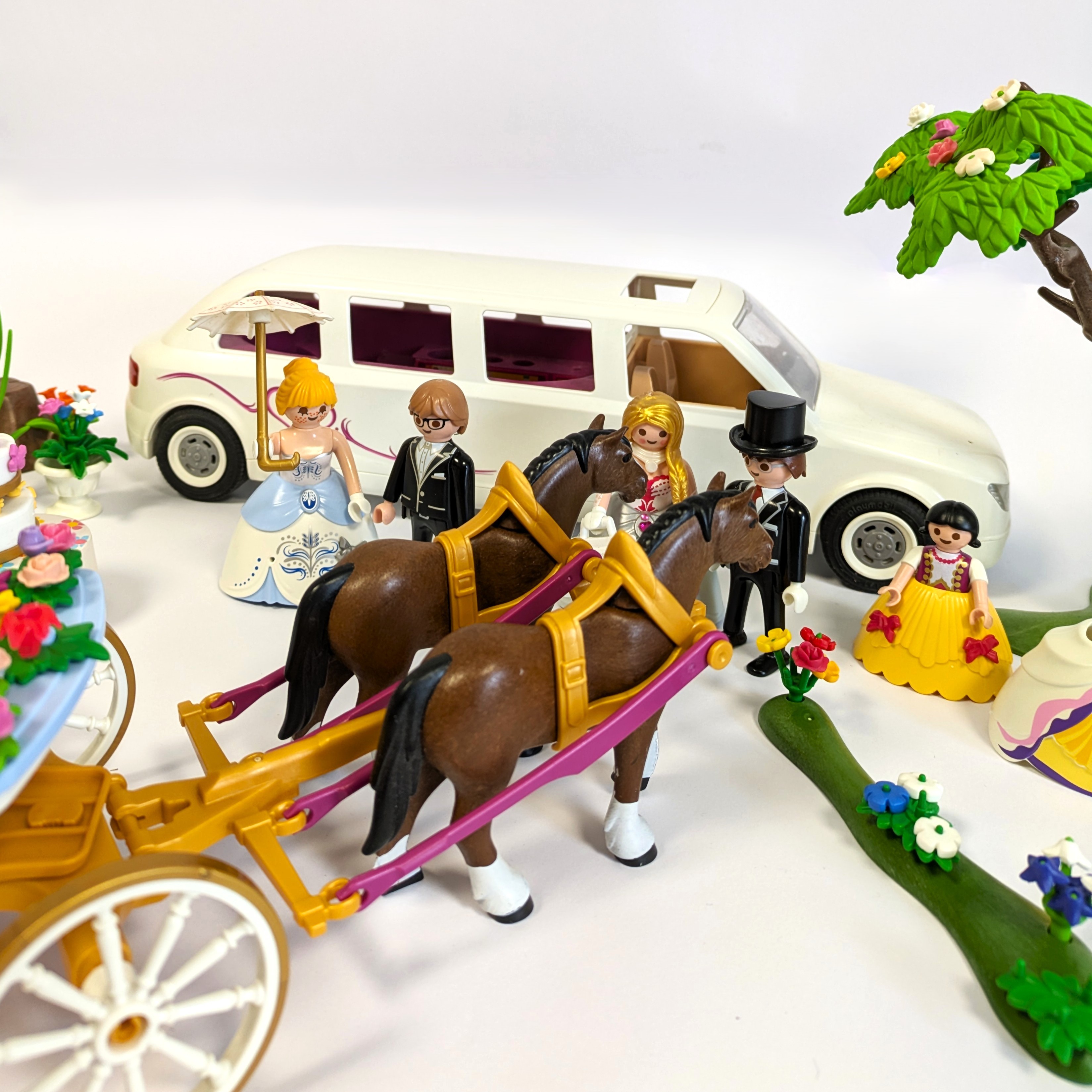 🌸 Lot Playmobil Mariage Princier & Limousine Très bon état - Vue 4 - 