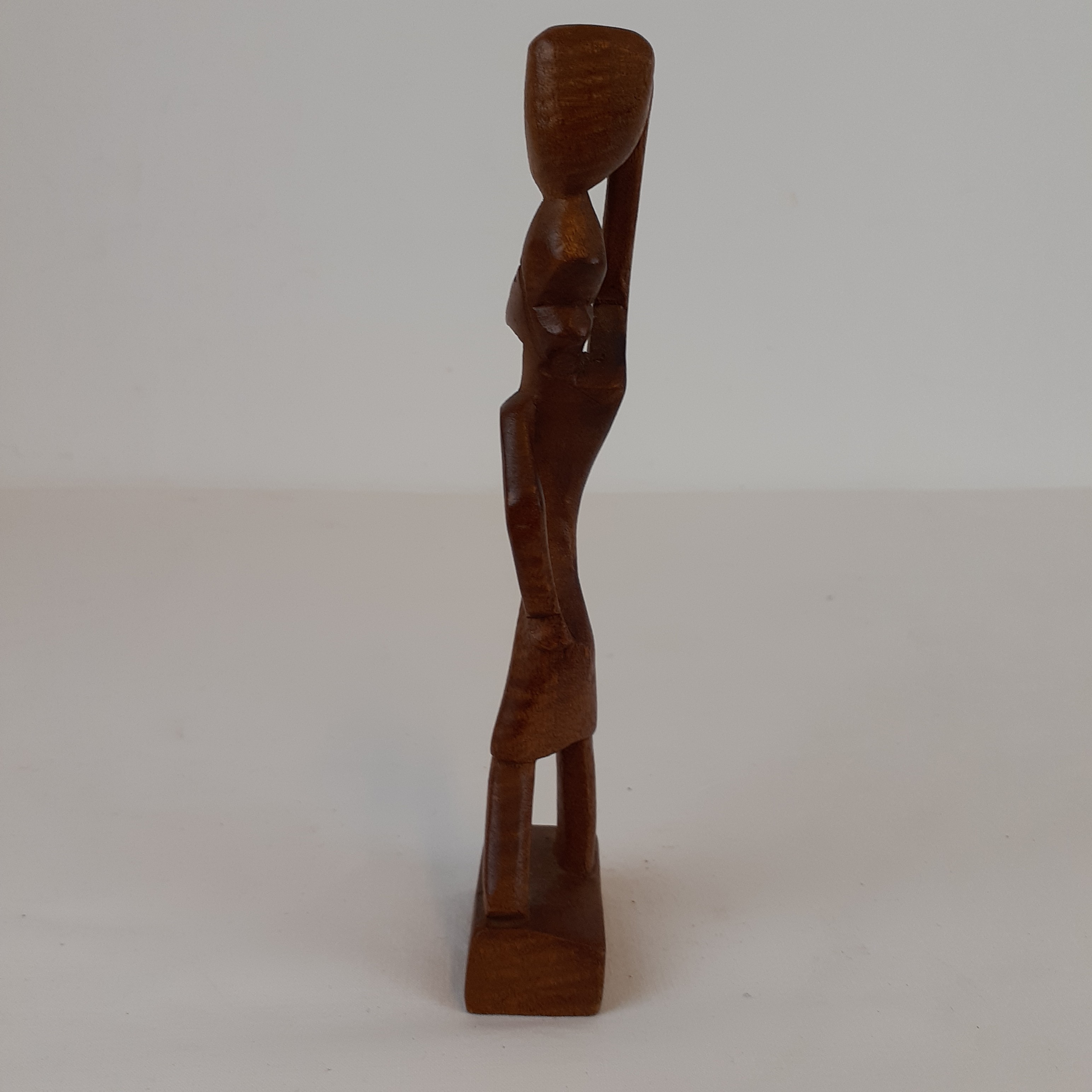 Statue en bois sculpté - style africain - Photo 4