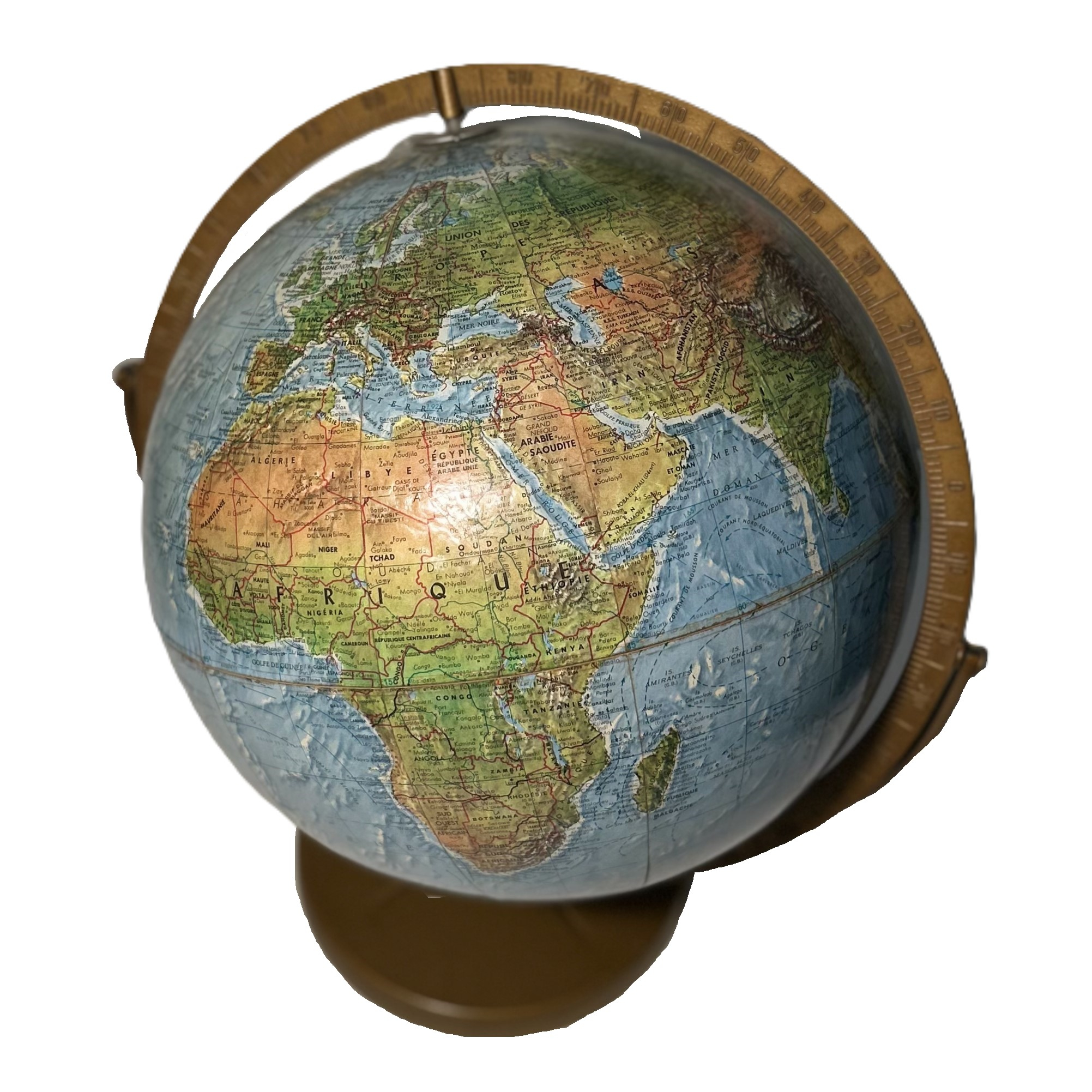 Globe terrestre vintage Scan-Globe années 70 - Idée cadeau 🎁 - Photo 2