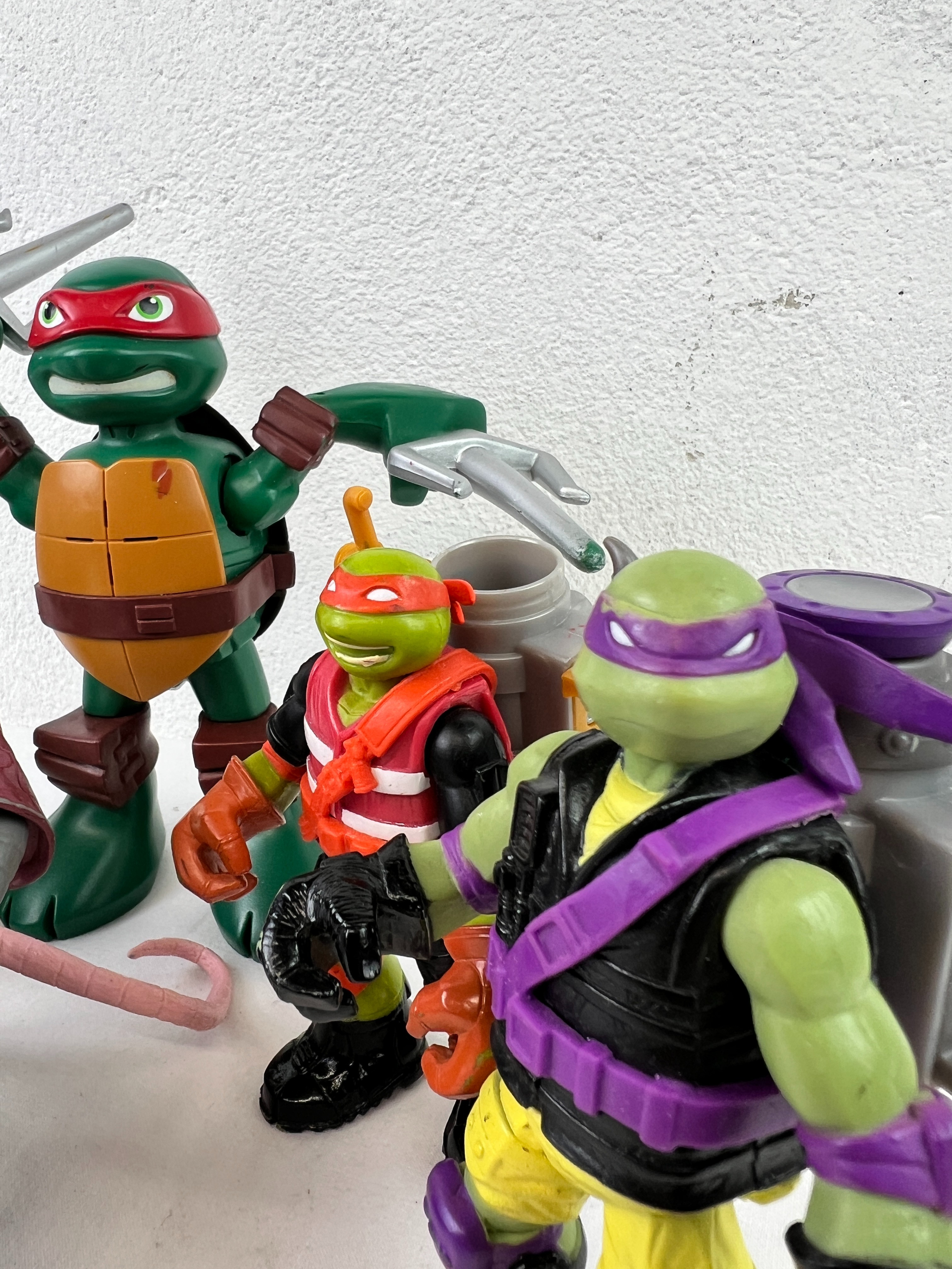 7 figurines Tortue Ninja Viacom 2012-14 Très bon état - Vue 4 - 
