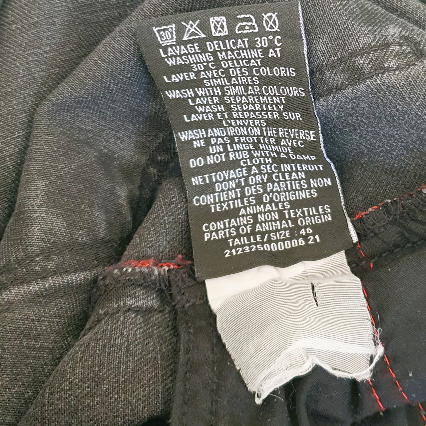 Denim Burton of London noir taille 46 - Photo 5