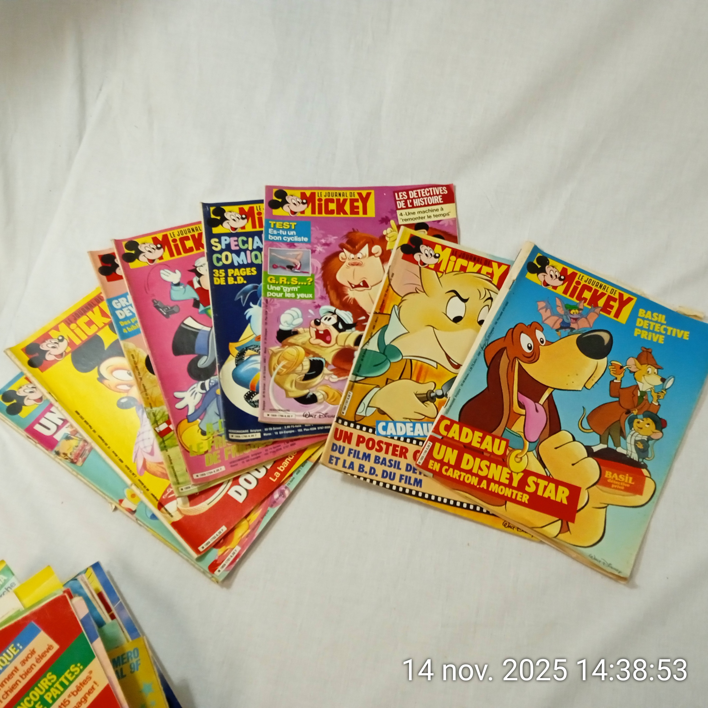 Lot de 57 magazines 