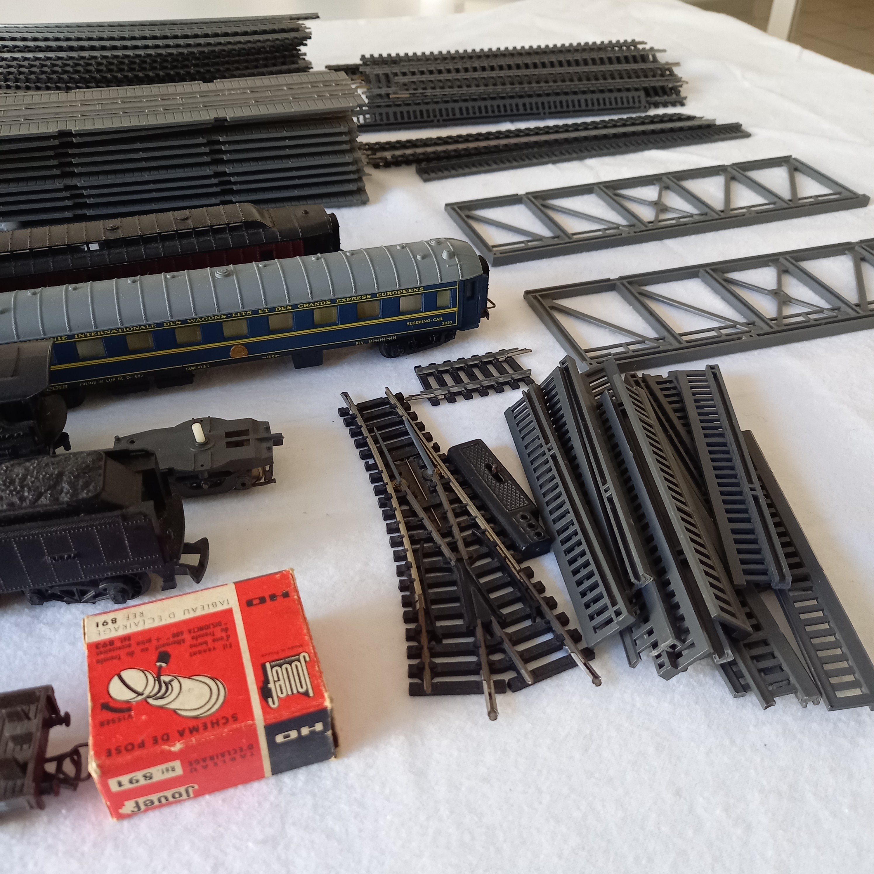 Vintage ancien train locomotive wagon Jouef Bon état - Vue 11 - 