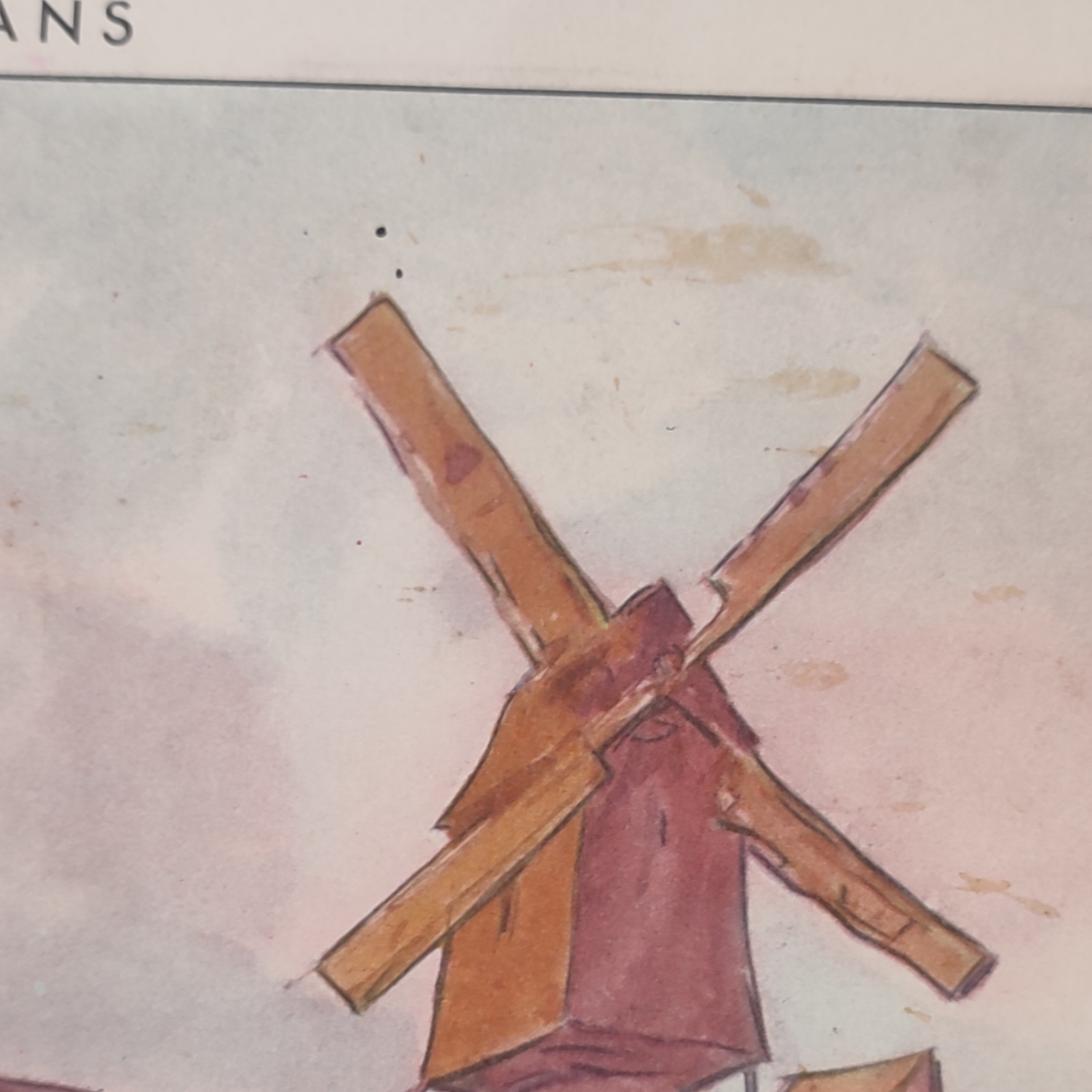 Ancienne affiche pédagogique Rossignol Montmorillon - tableaux d'histoire recto-verso - années 1950 - N°13 Les chrétiens en Orient + N°14 Seigneurs et paysans - Image 4