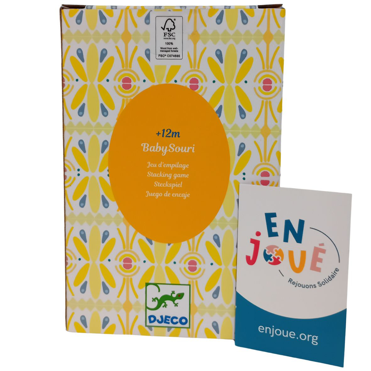 Voir photo 2 de Jeu en bois - Baby Souri Un jeu d’empilage en bois pour reproduire une souris avec les 5 pièces superposées. - Djeco - Des 12 mois. Jeu en bois - Baby Souri Un jeu d’empilage en bois pour reproduire une souris avec les 5 pièces superposées. - Djeco - Des 12 mois. Comme neuf - Vue 2 -