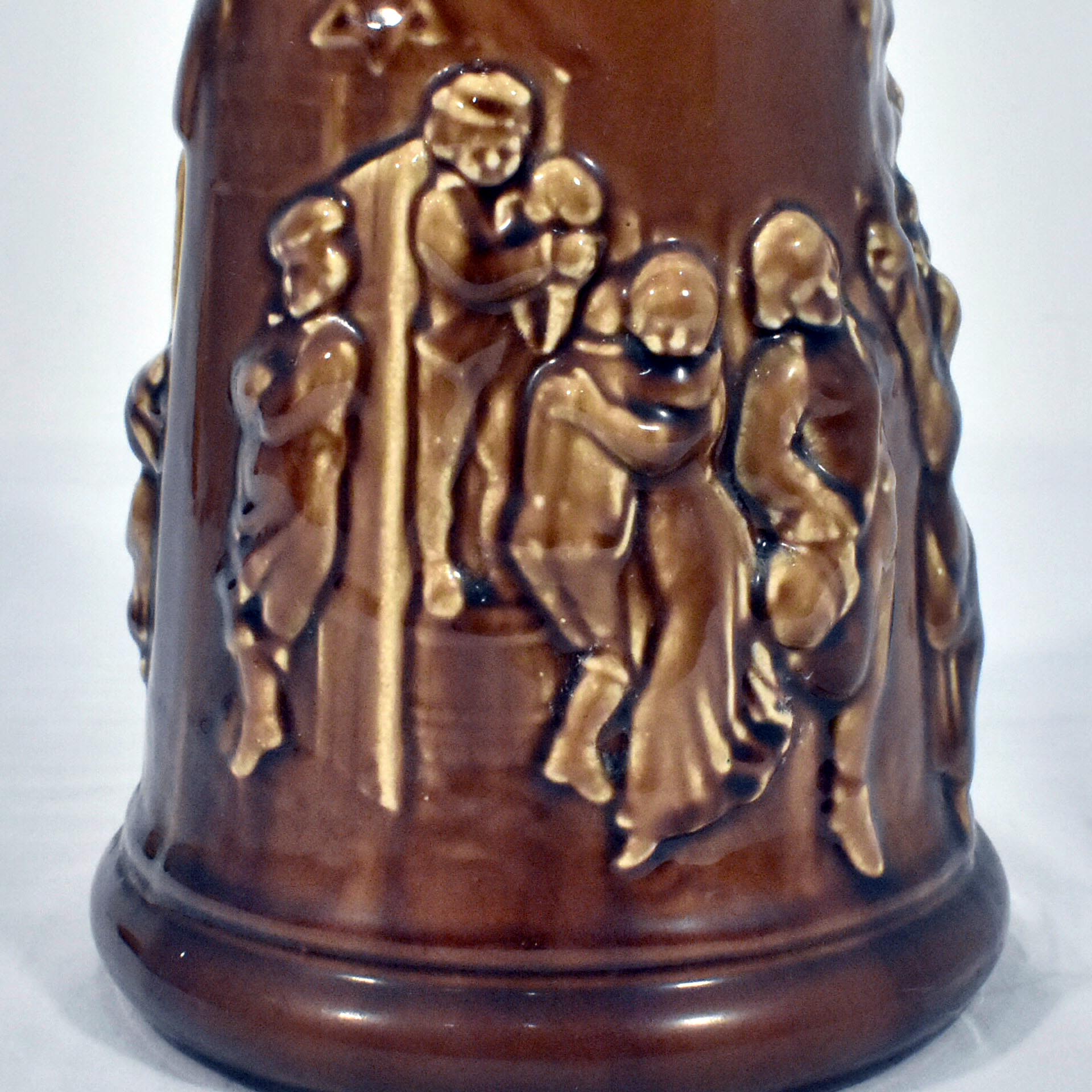 Ancien Pichet à Bière Flamand - Sarreguemines - État correct - Photo 4