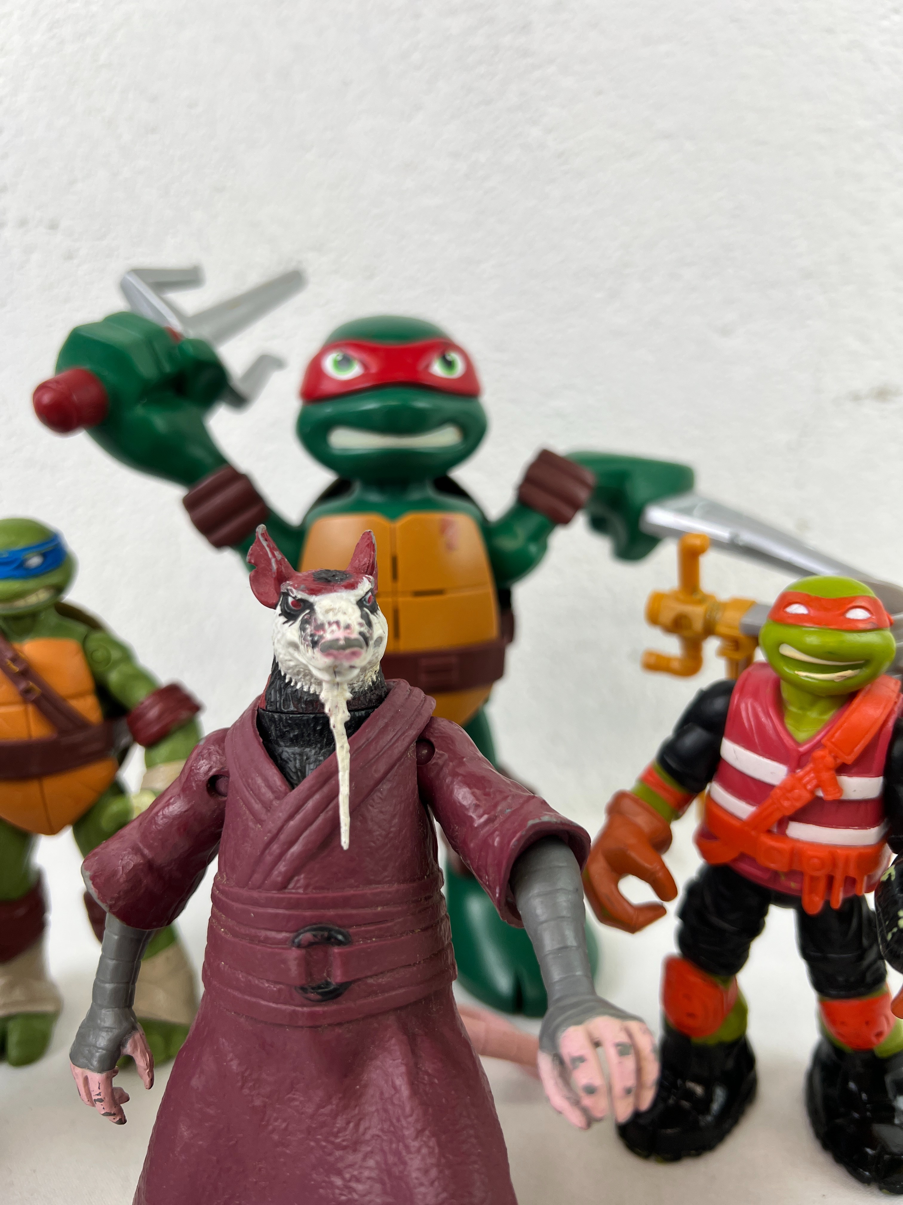 7 figurines Tortue Ninja Viacom 2012-14 Très bon état - Vue 2 - 
