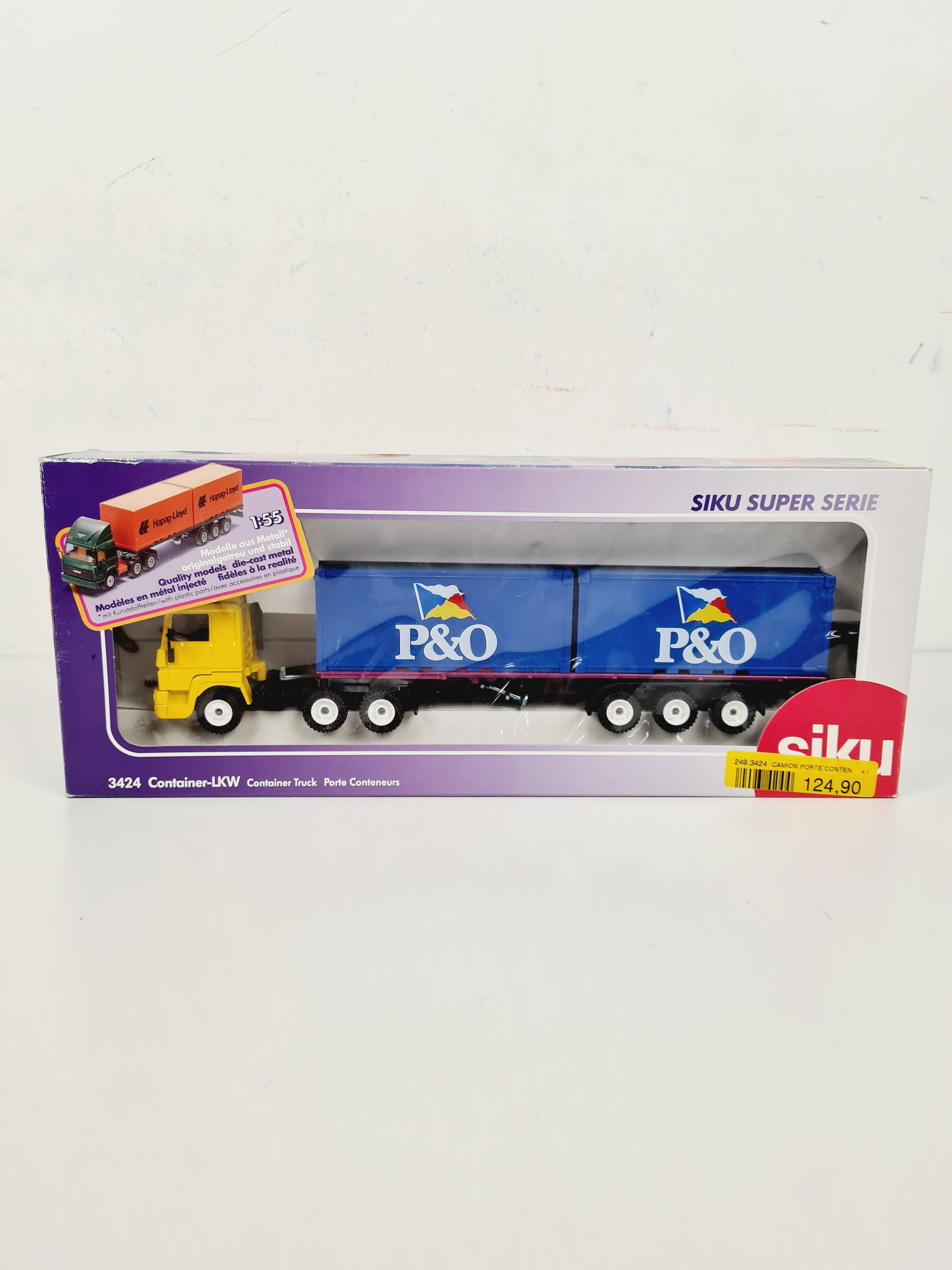 Voir photo 2 de Véhicule - Camion porte-conteneurs 1/55 - SIKU 3424 - 3 ans + Véhicule - Camion porte-conteneurs 1/55 - SIKU 3424 - 3 ans + Comme neuf - Vue 2 -