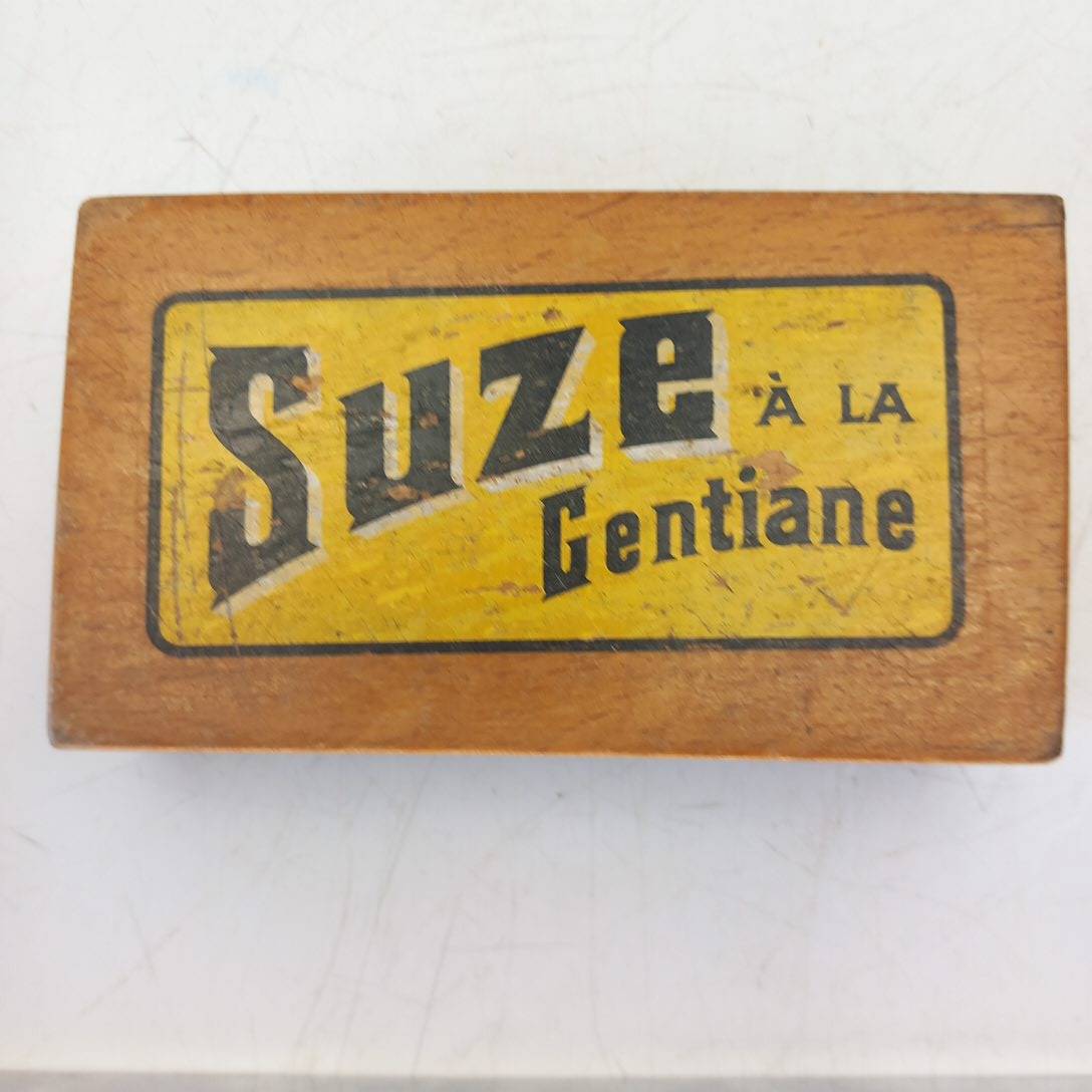 Boite Publicitaire en Bois de carte Suze - Photo 4