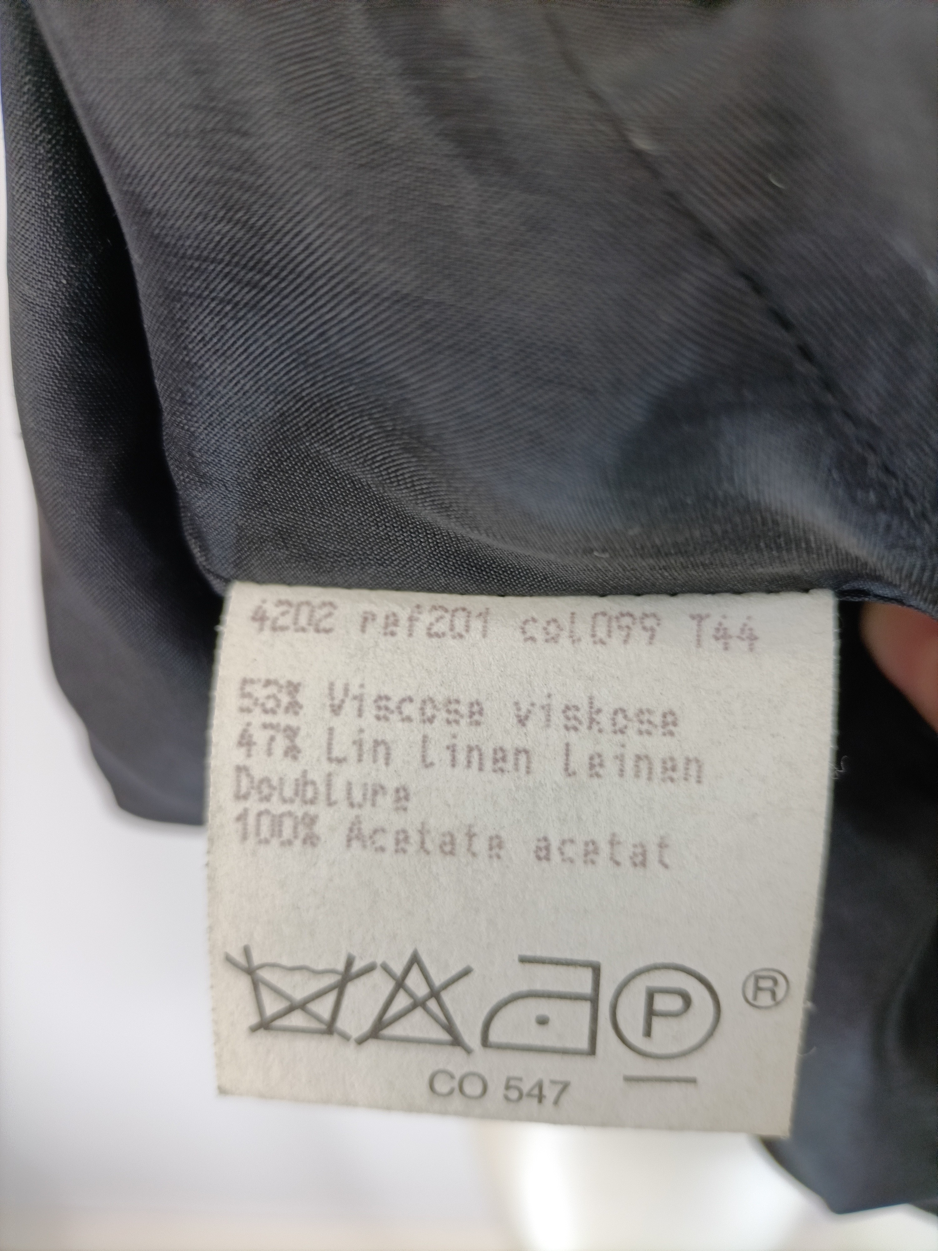 Robe longue bretelles Zapa noir lin viscose doublée taille 44 zip dos Comme neuf - Vue 7 - 