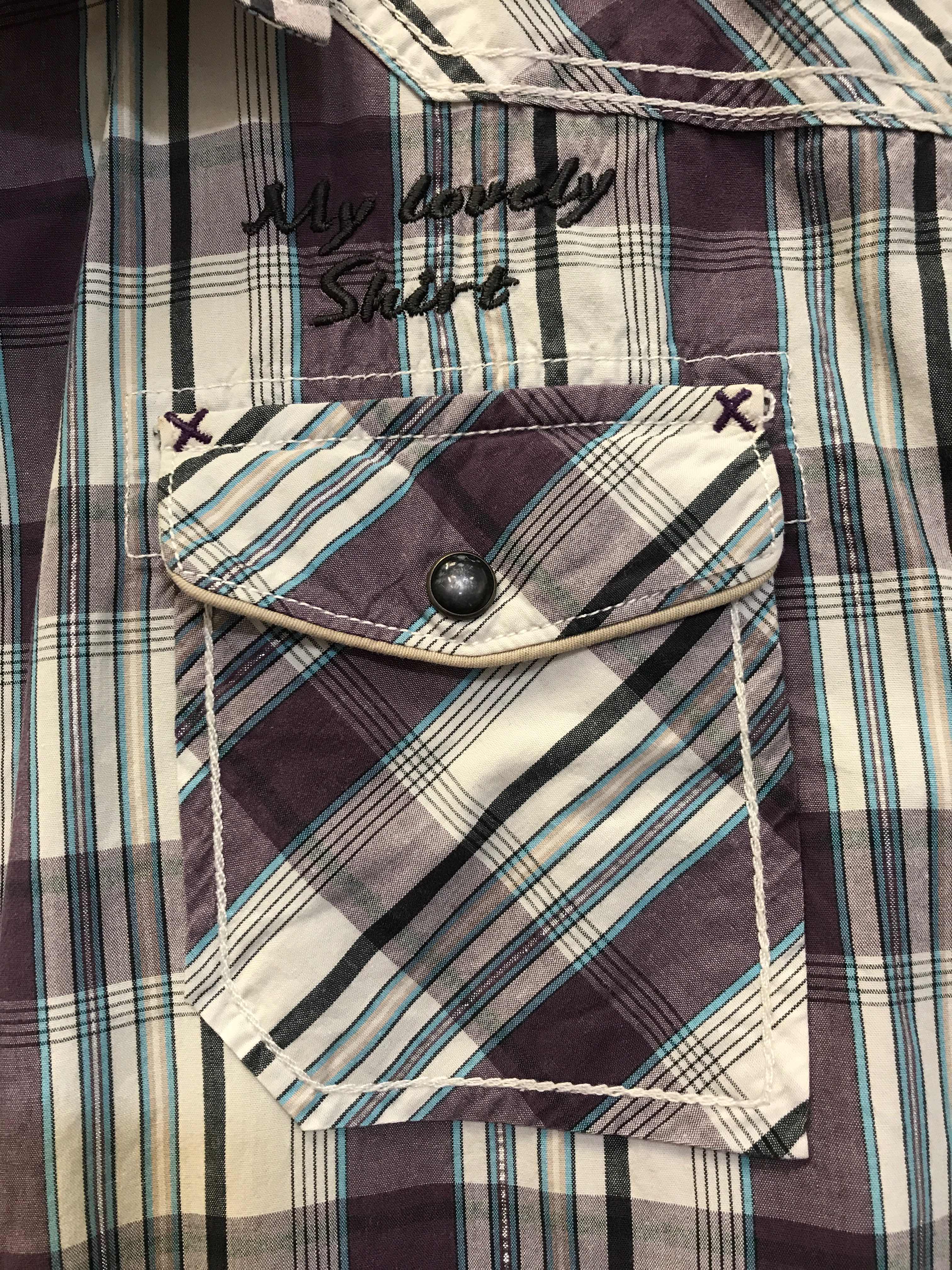 Voir photo 3 de Chemise manche courte « Gangster Unit » TL Chemise manche courte « Gangster Unit » TL Très bon état - Vue 3 -