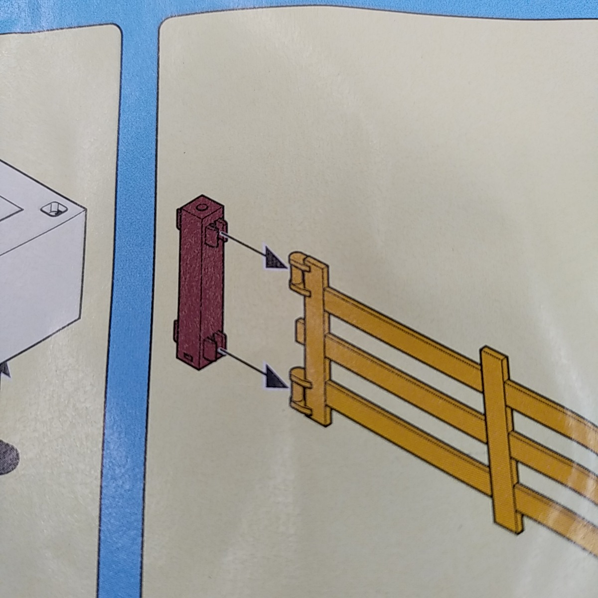 Lot Playmobil 4490 (La ferme) + 4496 (Fermier grand tracteur remorque) Très bon état - Vue 27 - 