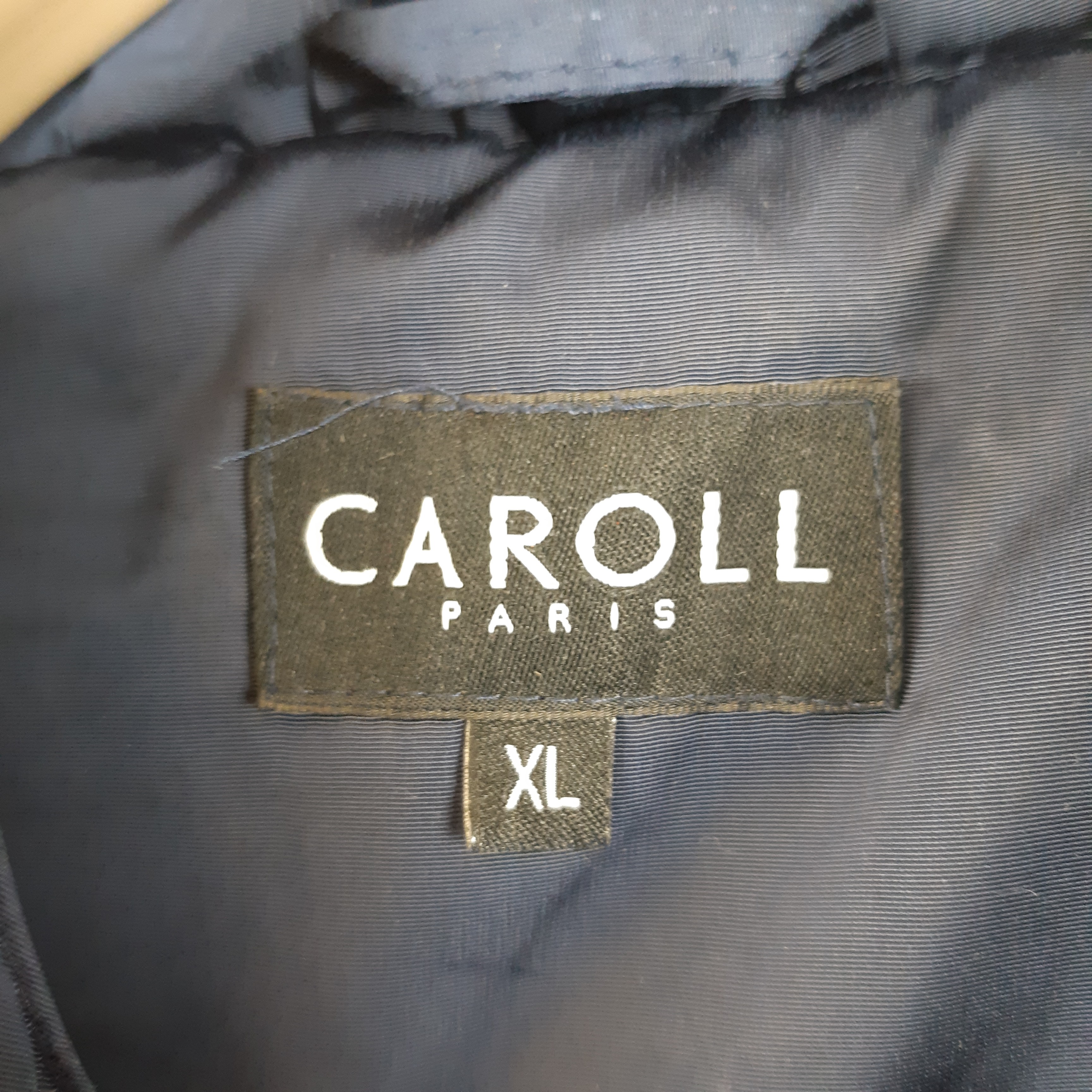 Caroll - Manteau bleur marine charmed - Taille XL (estimée 44) Très bon état - Vue 4 - 
