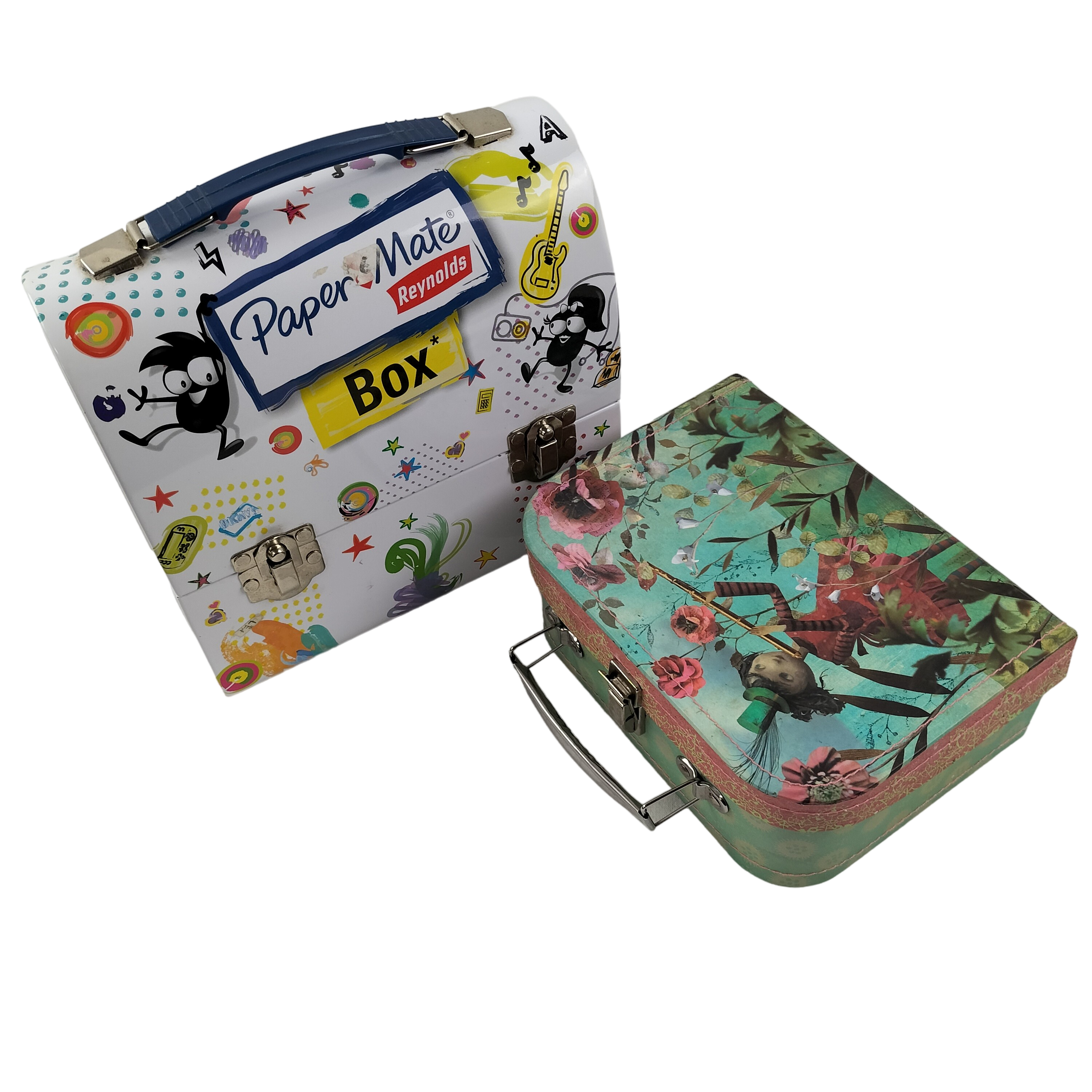 Boite à Déjeuner en Métal et Valisette en Carton La Marelle pour Enfant - État correct sur Label Emmaüs