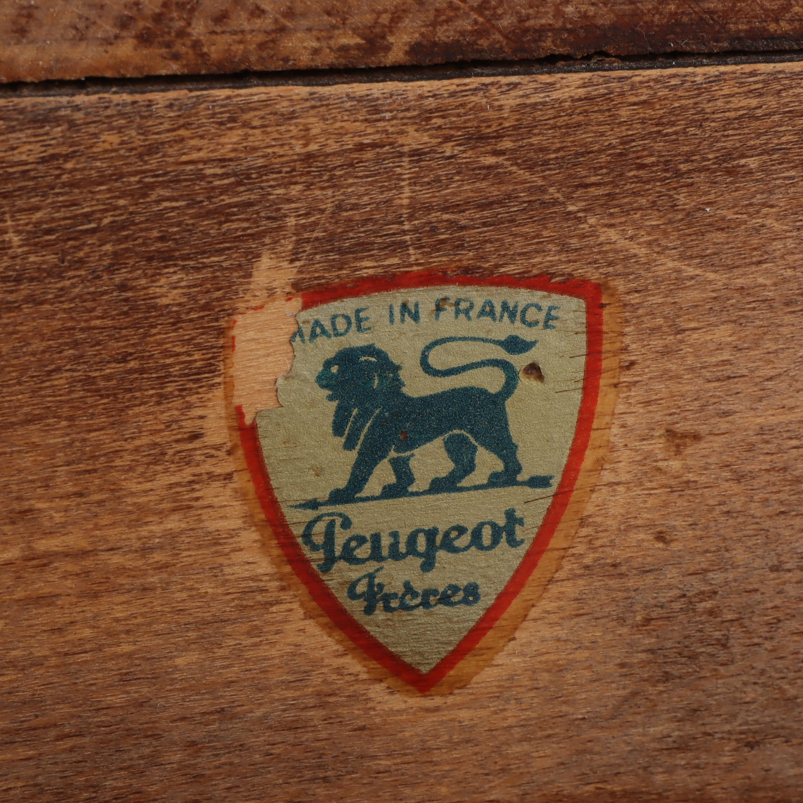 Moulin à café vintage Peugeot Frères - rouge - Photo 4