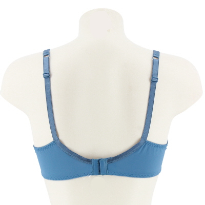 Soutien-gorge bleu dentelle avec armatures - Taille 95B - Photo 2