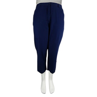 Pantacourt bleu foncé - femme - Daxon - taille 48 - Photo 0