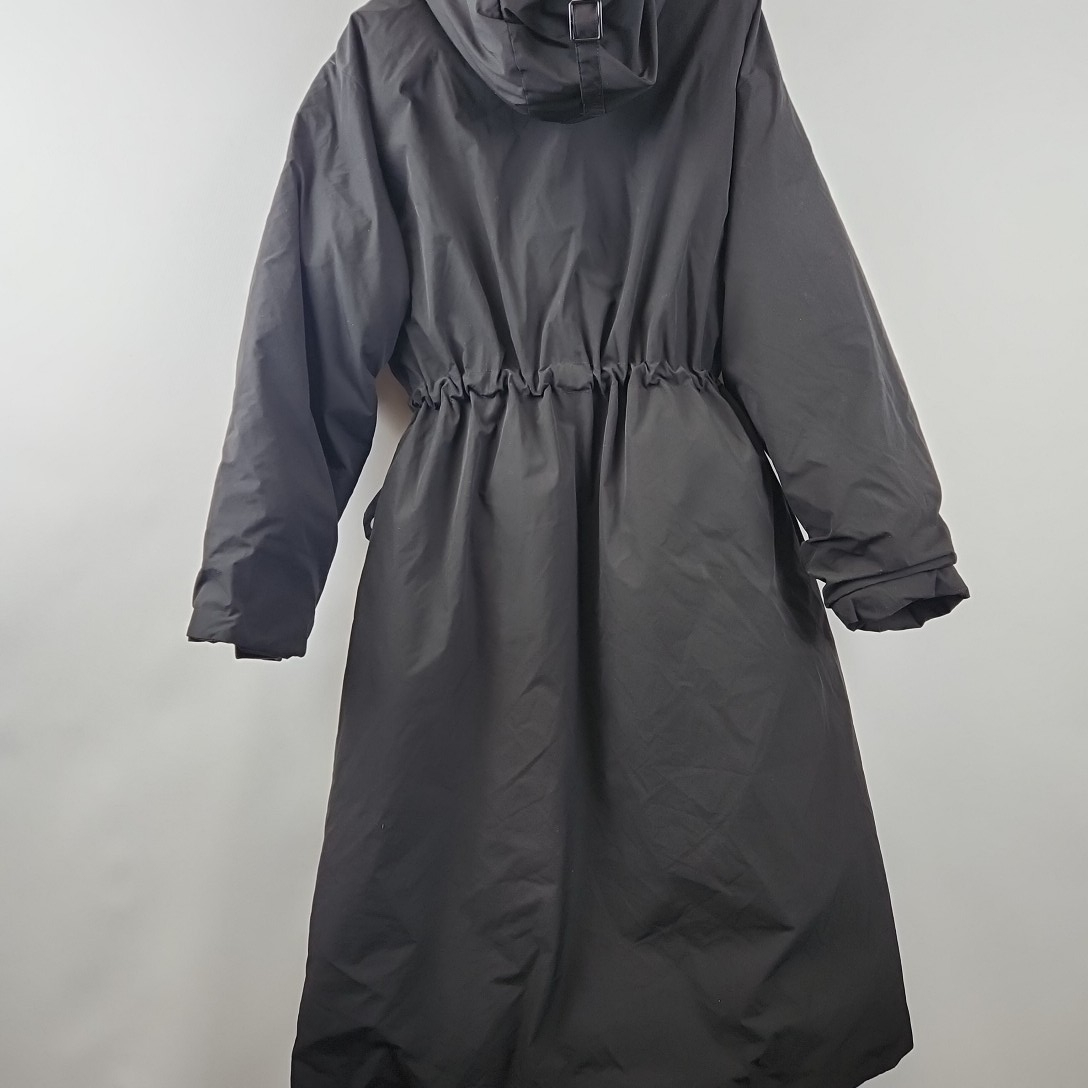 Zara - doudoune noire à capuche 100% polyester - Taille S - Photo 2