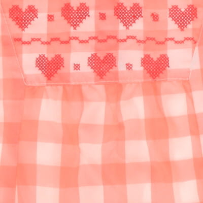 Robe rose à carreaux rose et blanc - Du pareil - taille 6 ans - Photo 2