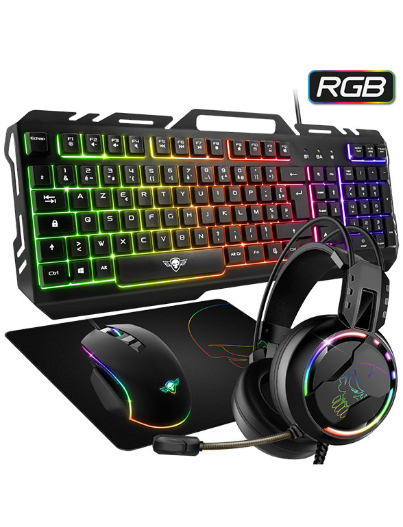Pack 4 en 1 gamer Spirit Of Gamer - PRO MKH5 - Photo 0