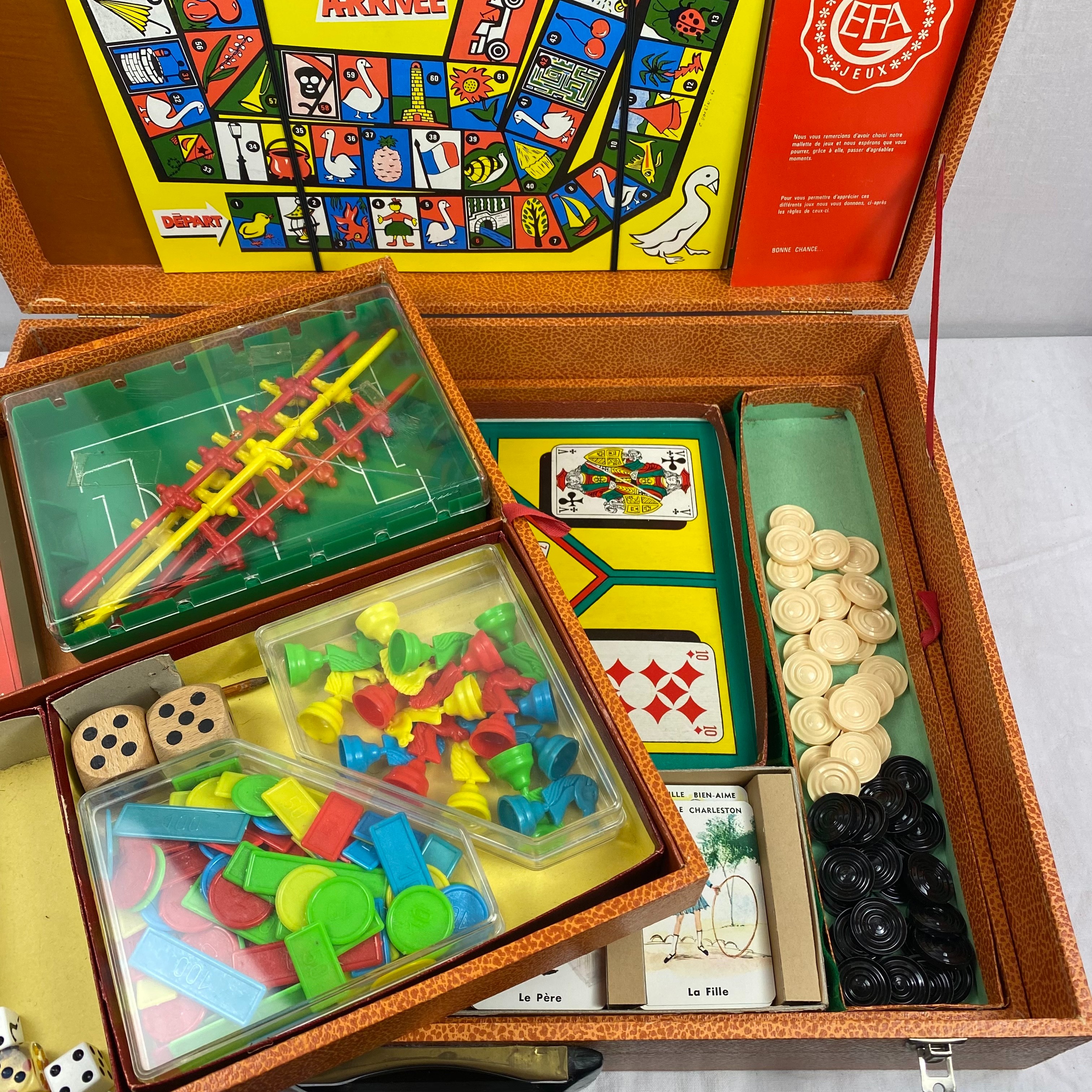 Malette Vintage multi jeux de société État correct - Vue 3 - 