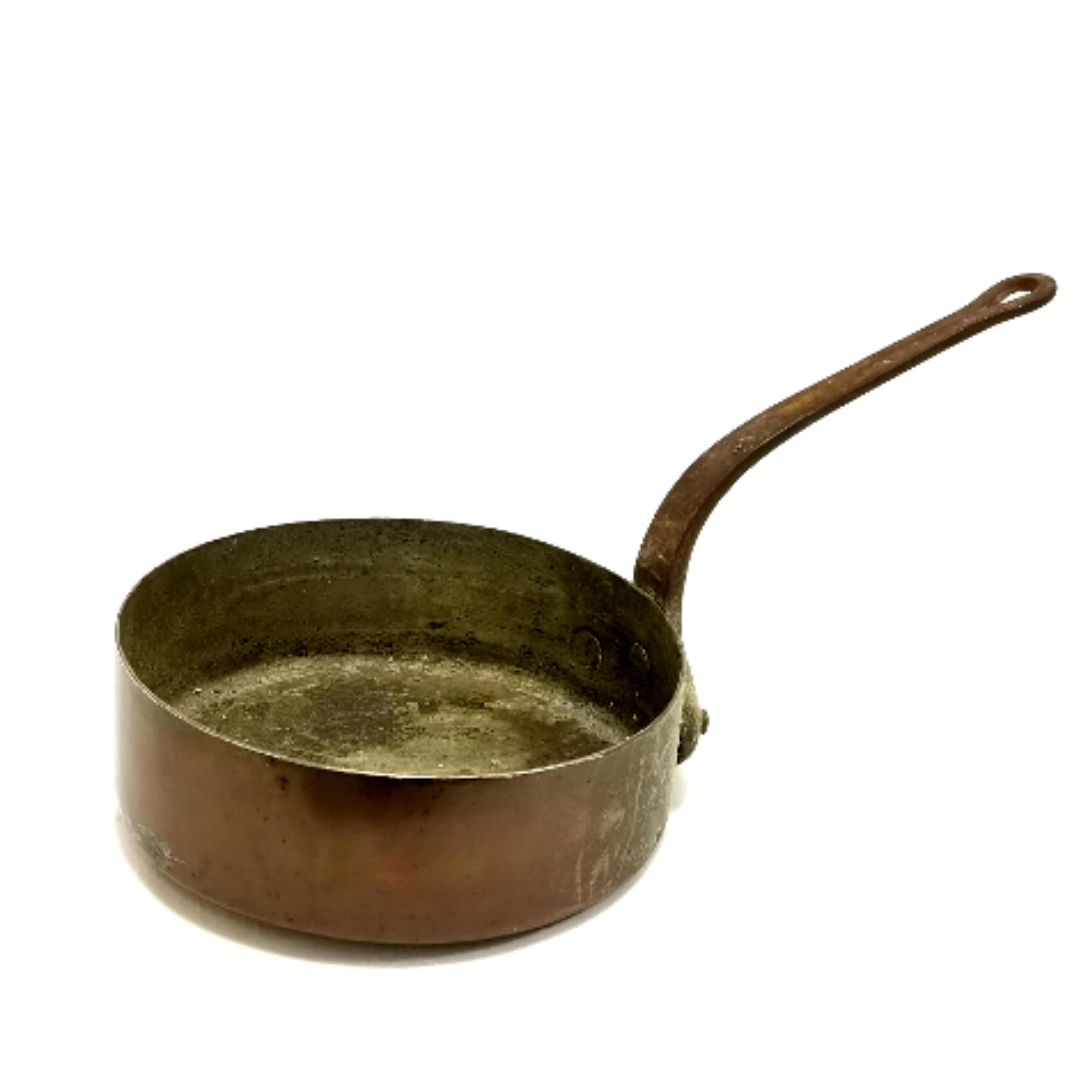 Casserole en cuivre - vintage - ancien - sauteuse - État correct sur Label Emmaüs