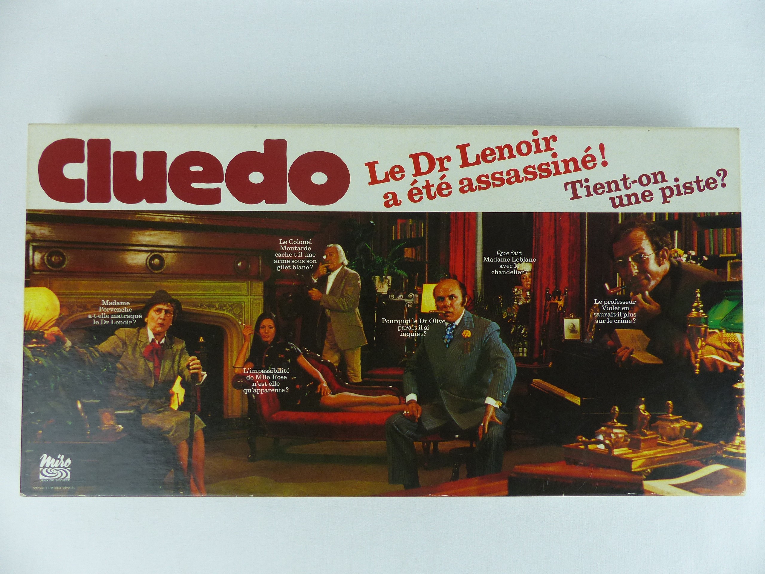 Cluedo Dr. Lenoir MIRO-MECCANO Vintage 1974 Complet - État correct - Photo 9