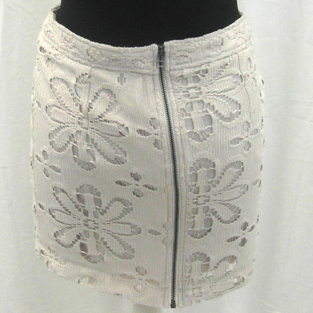 Jupe blanc crème Mango taille S - Photo 2