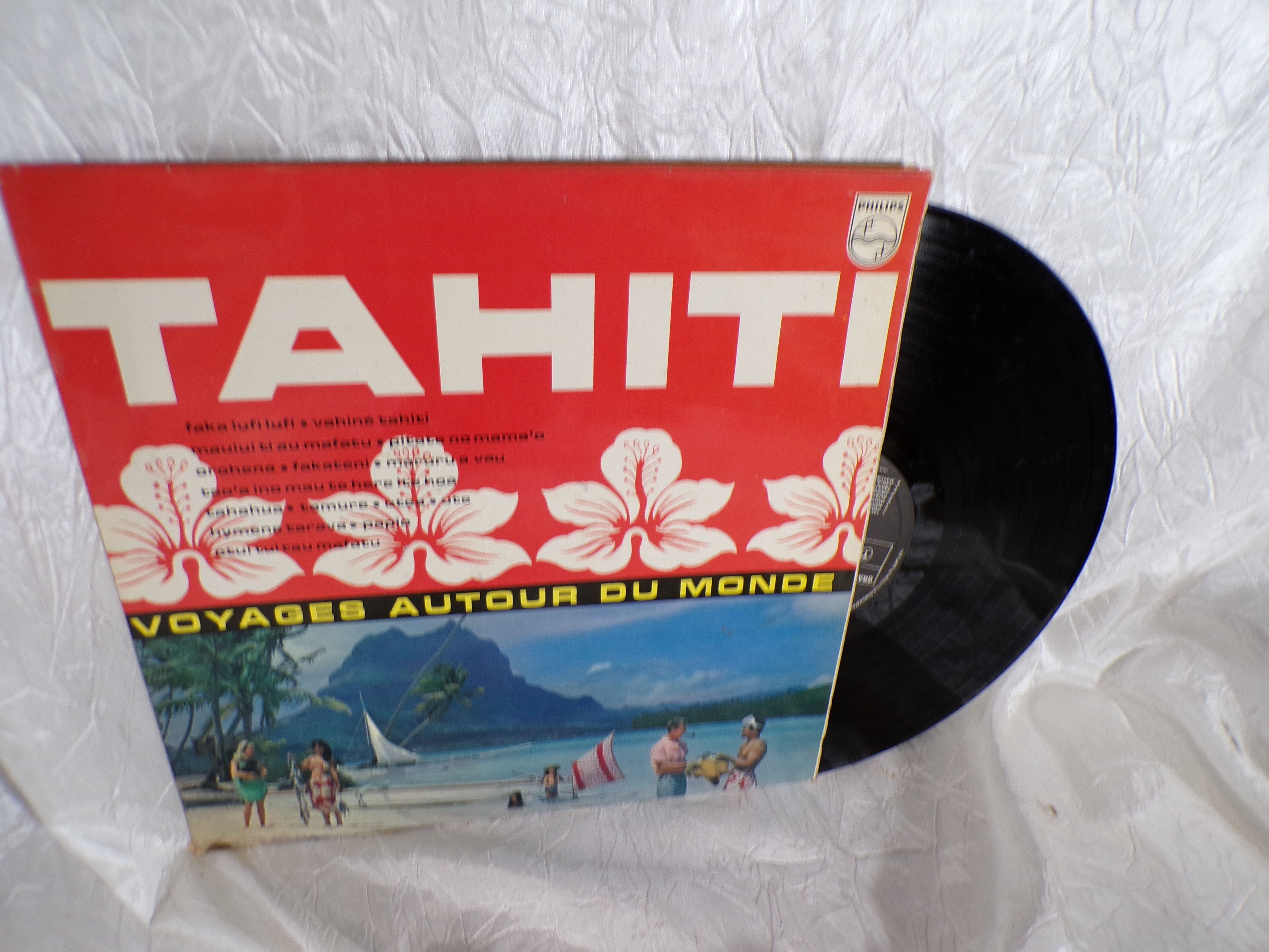 Vinyle Philips "Voyages Autour du Monde" Bon état - Vue 3 - 