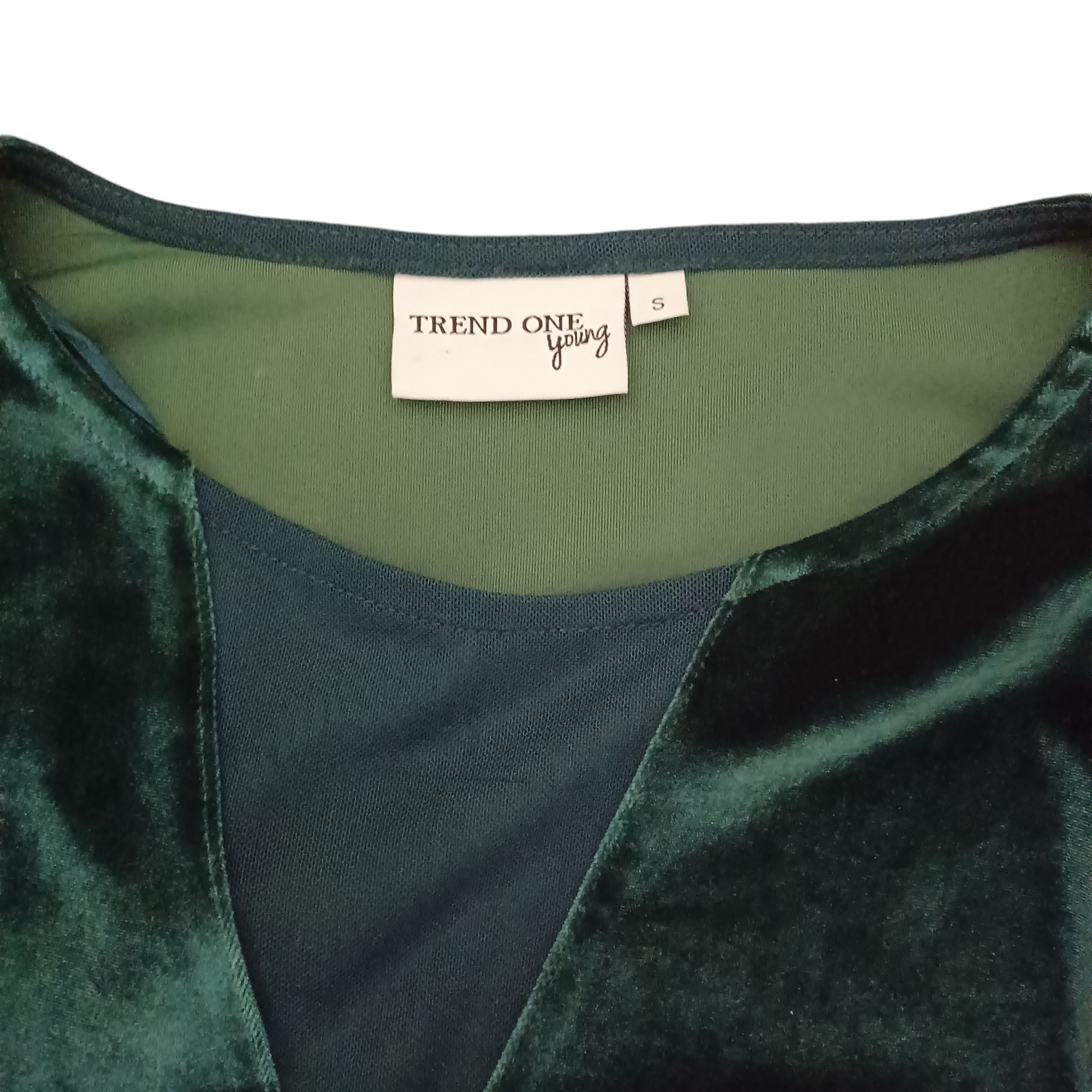 Robe neuve en velours - Trend One - S - Photo 1