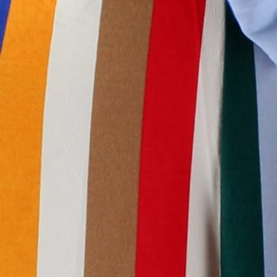 Pantalon fluide multicolore à rayures - Femme - MINE - Taille S - Photo 3