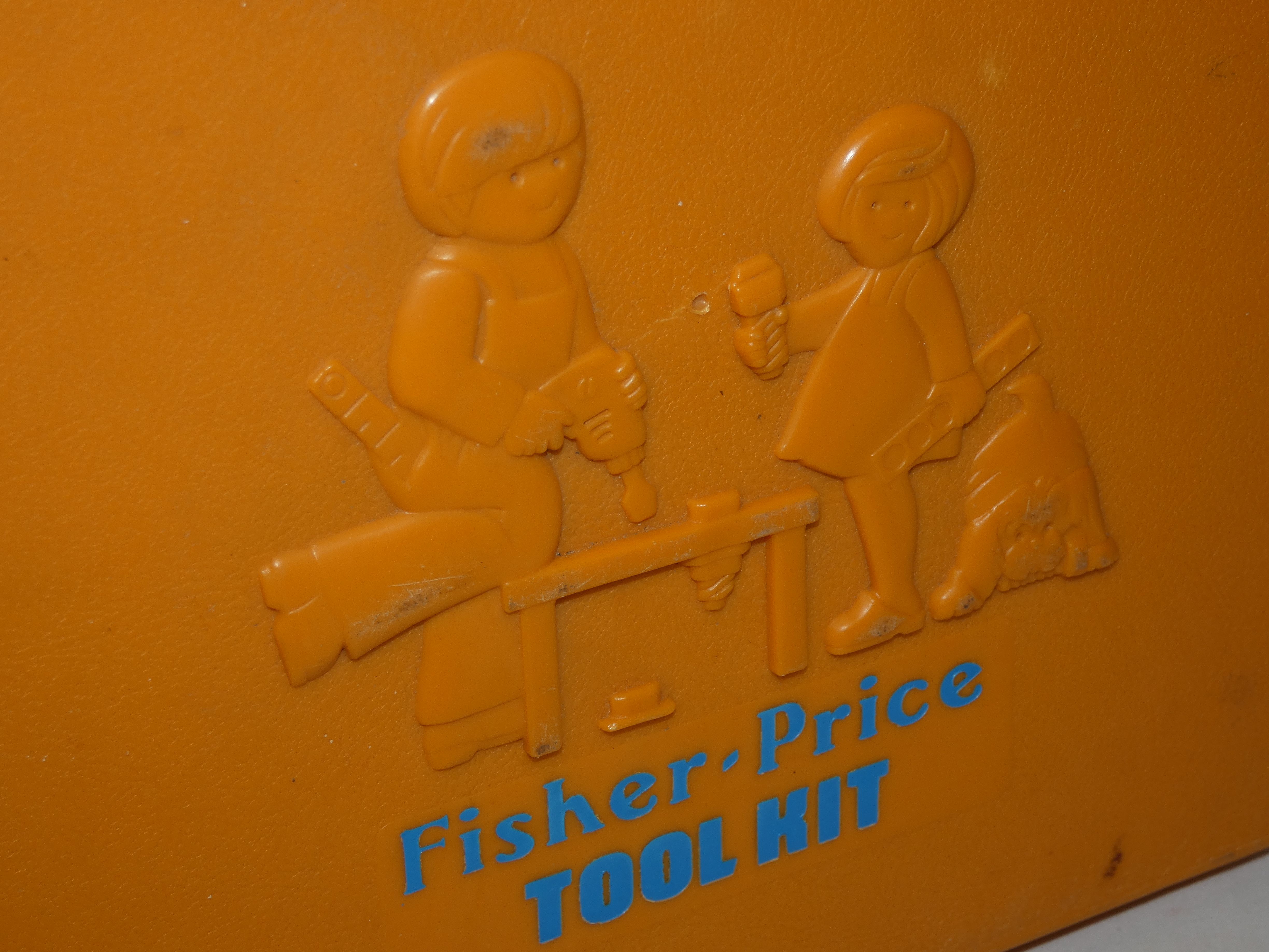 Malette du bricoleur chez Fisher-Price 1977 - Bon état - Photo 4