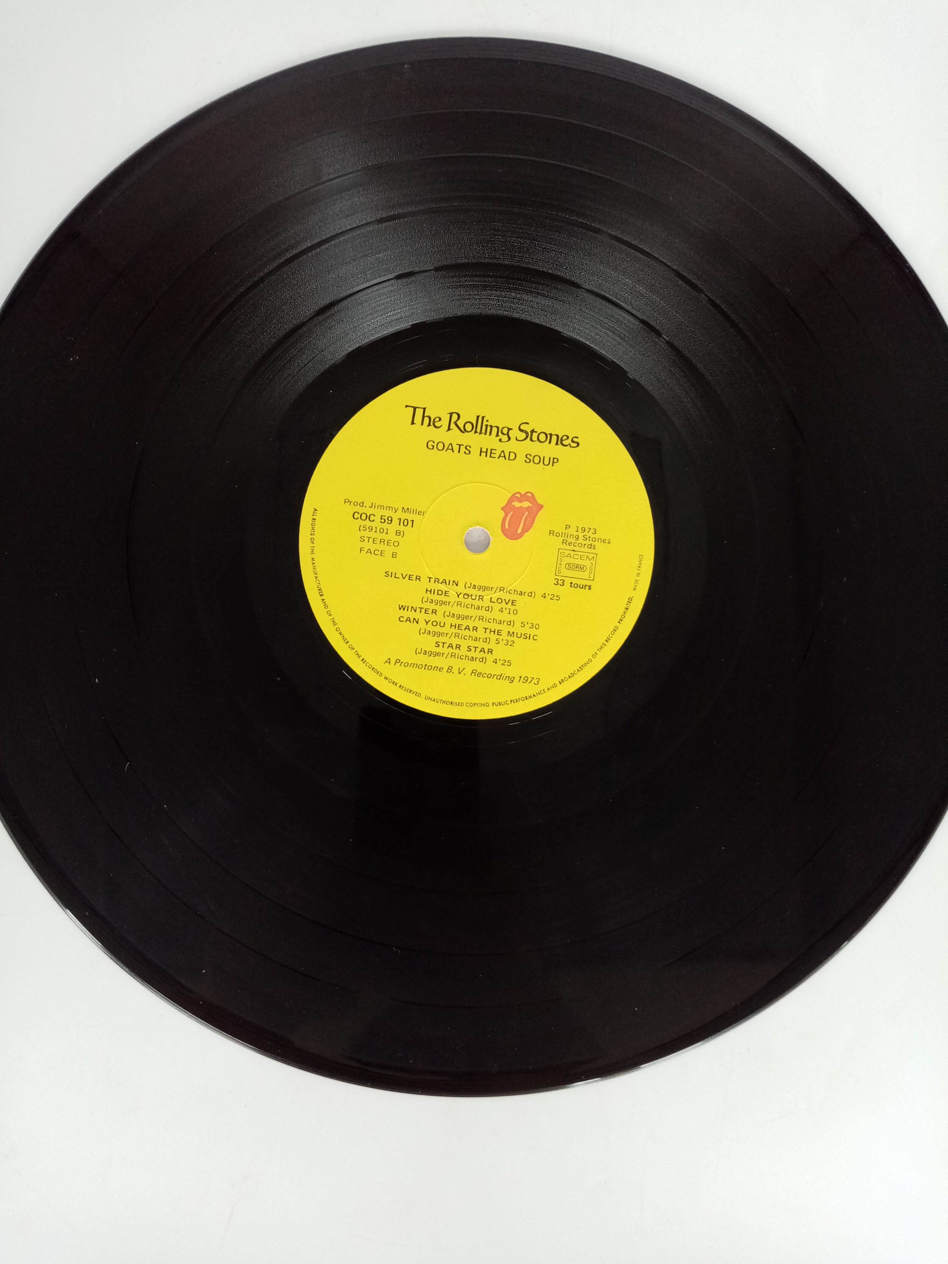 Album vinyle The Rolling Stone "Goats Head Soup" de 1973  - Vue 9 - 