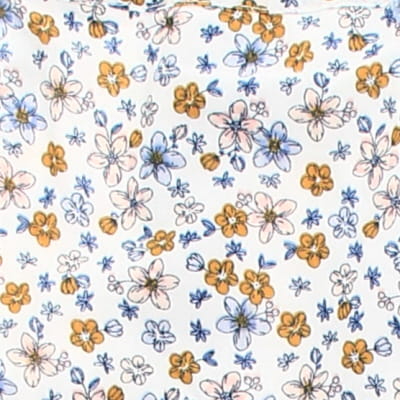 Robe blanche imprimée fleurs multicolores - bébé - Kiabi- Taille 6m - Photo 2