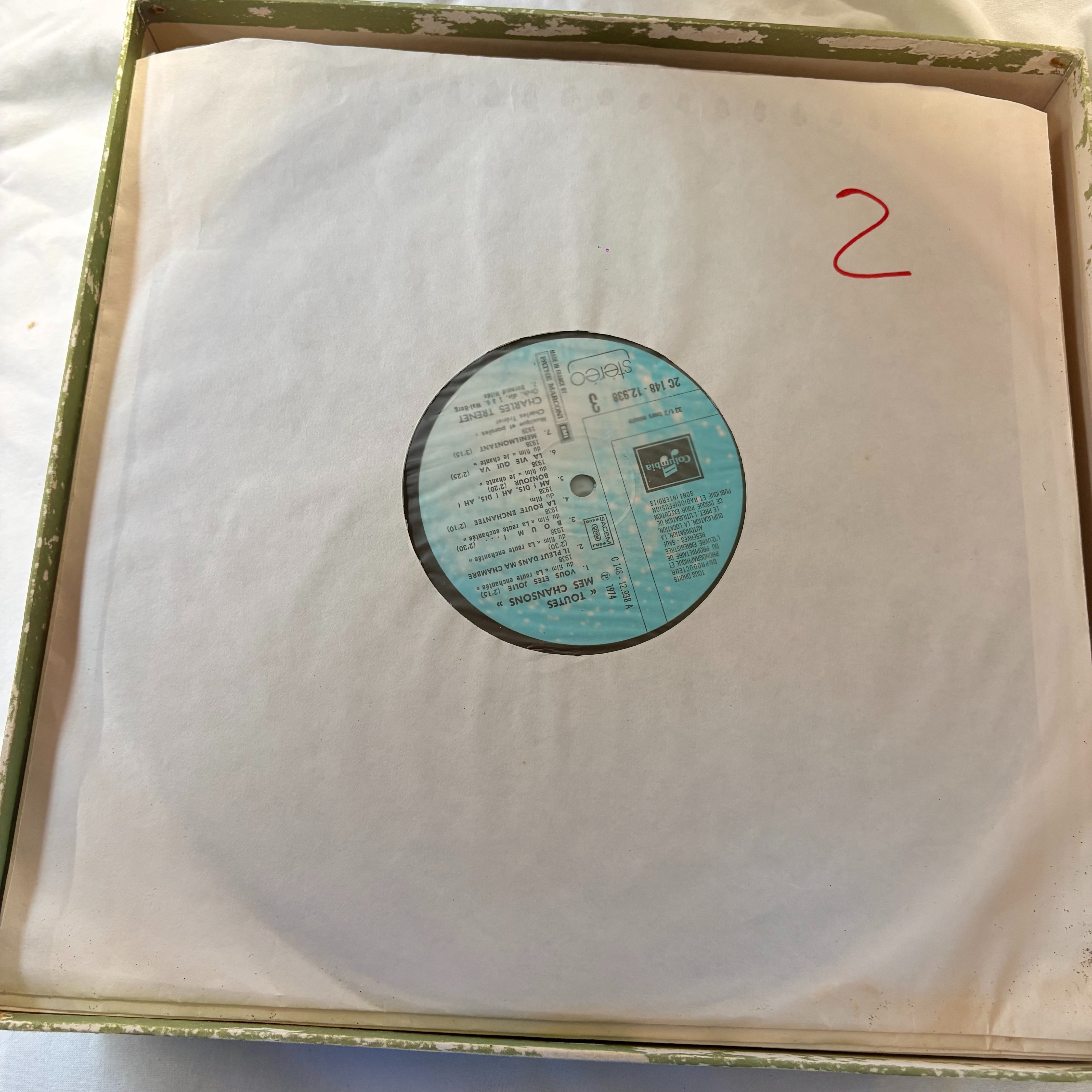 Charles Trenet "Toutes Mes Chansons 1937_1963" coffret 33t de 13 Vinyles 1978 État correct - Vue 6 - 