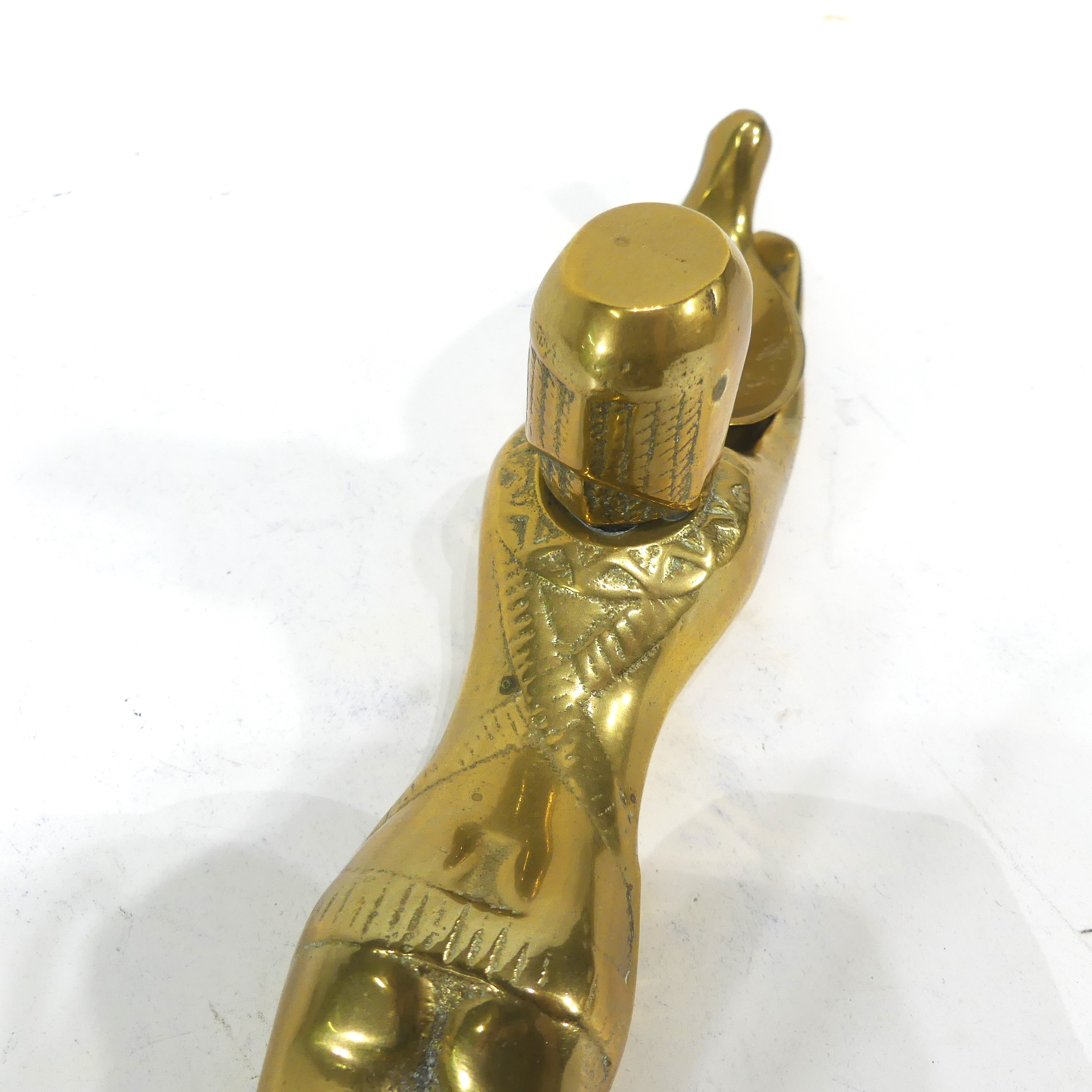 Nageuse Égyptienne Cuillère à Fard en Bronze - Photo 8