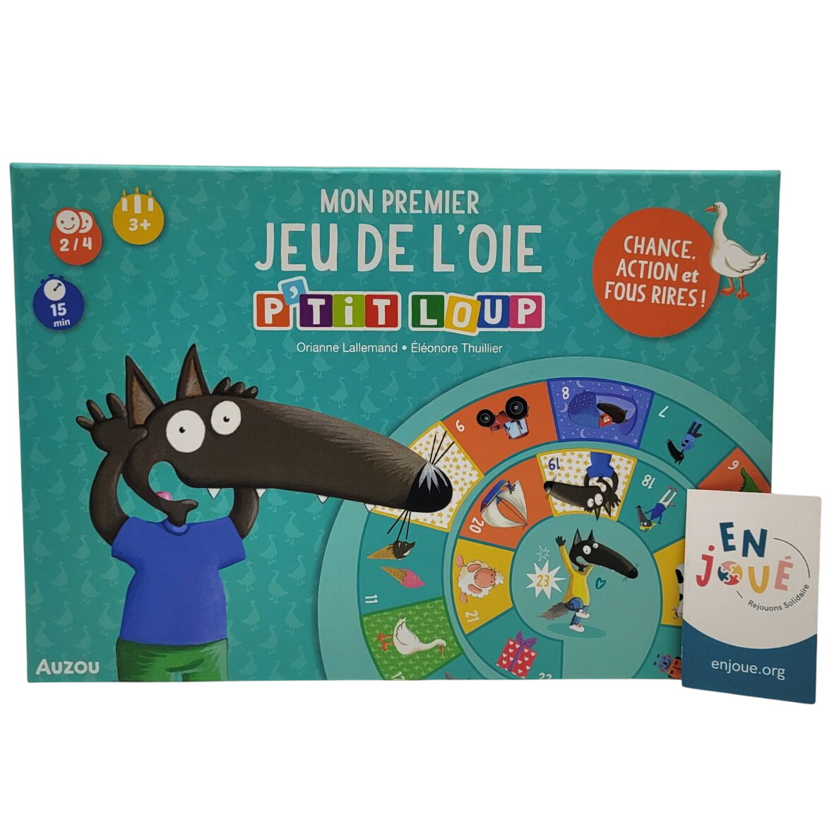 Acheter Jeu de société - Mon premier jeu de l'oie p'tit loup - Auzou - À partir de 3 ans. Bon état - 10,00 € Jeu de société - Mon premier jeu de l'oie p'tit loup - Auzou - À partir de 3 ans. Bon état - reconditionné disponible sur Label Emmaüs
