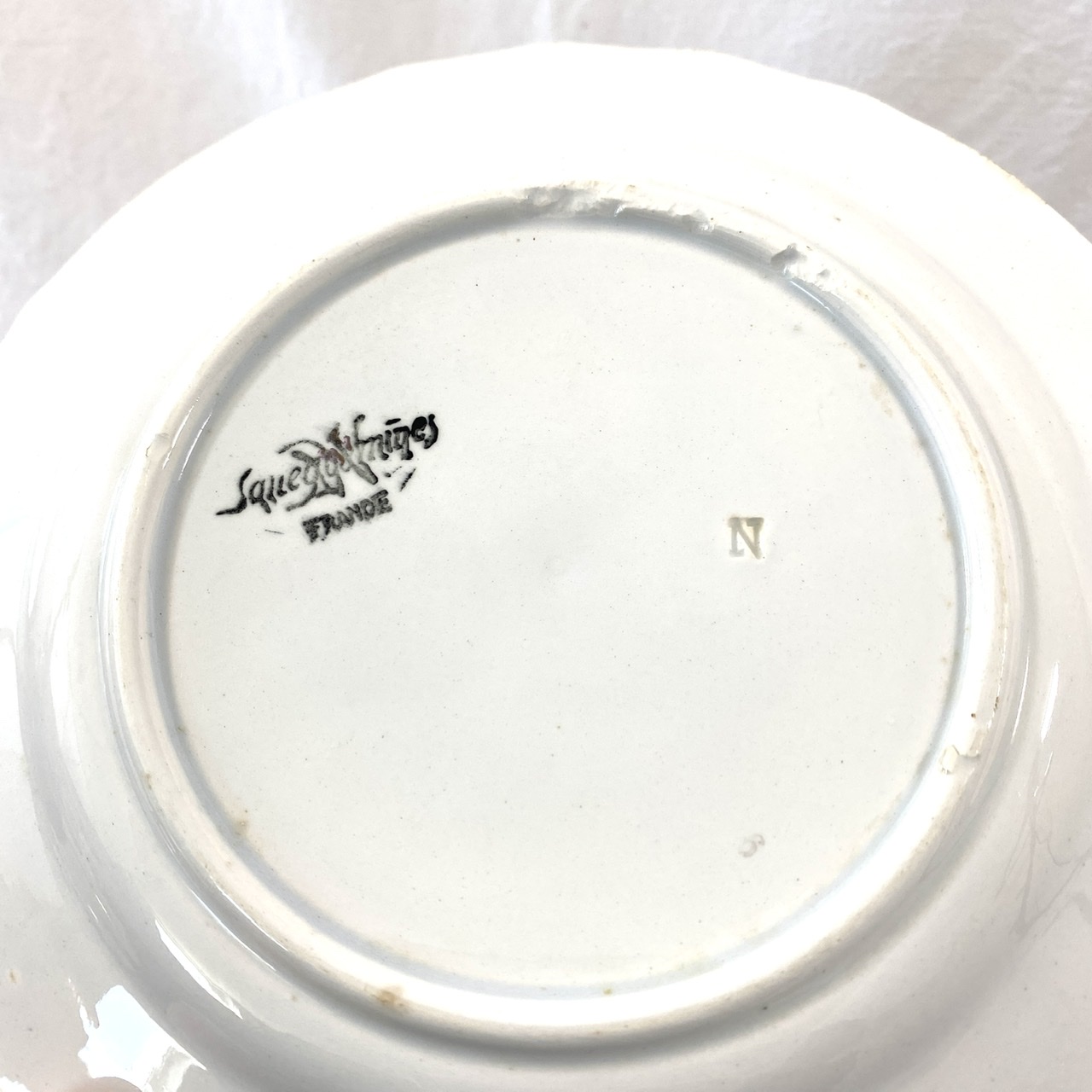 Lot de 10 assiettes - Sarreguemines thème Lourdes - Bon état - Photo 11