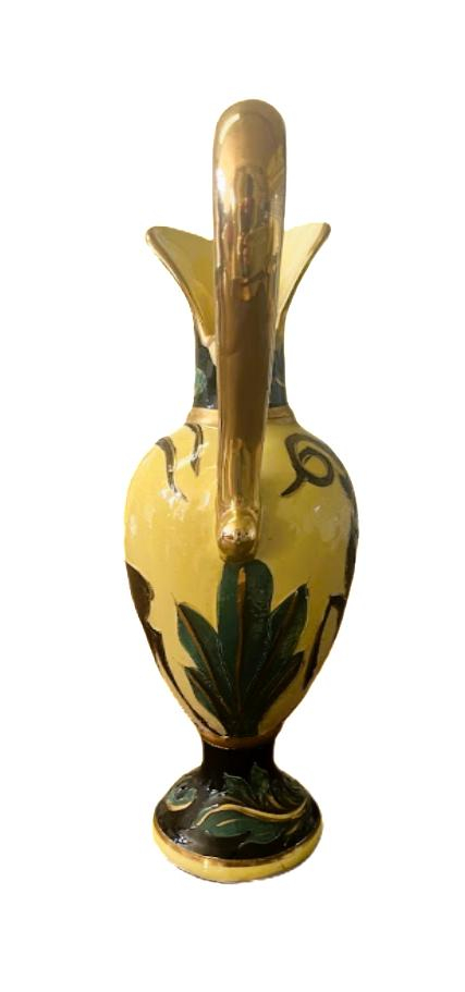 Paire de vase aiguière en céramique Vallauris Bon état - Vue 3 - 