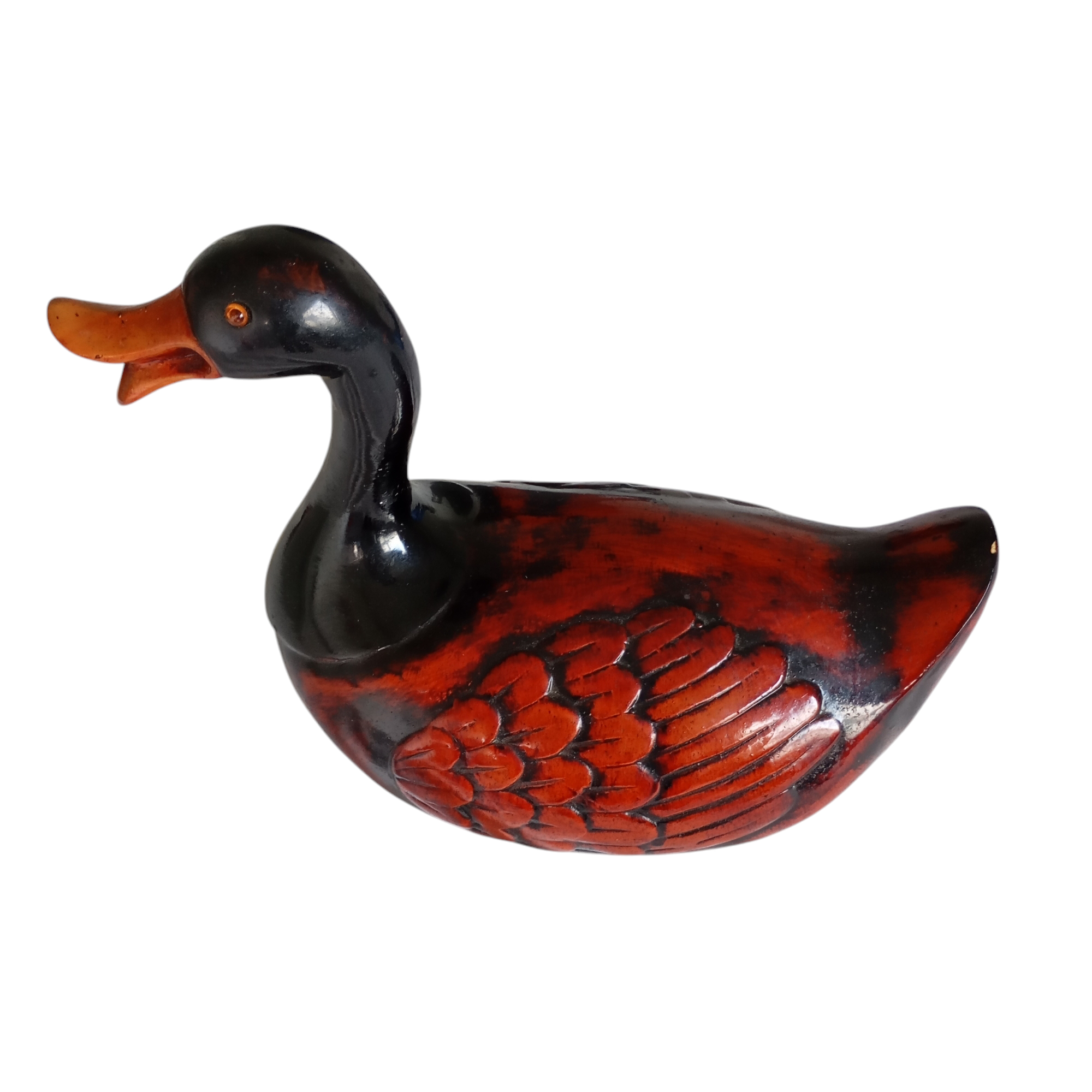 Canard de décoration en bois - Photo 1