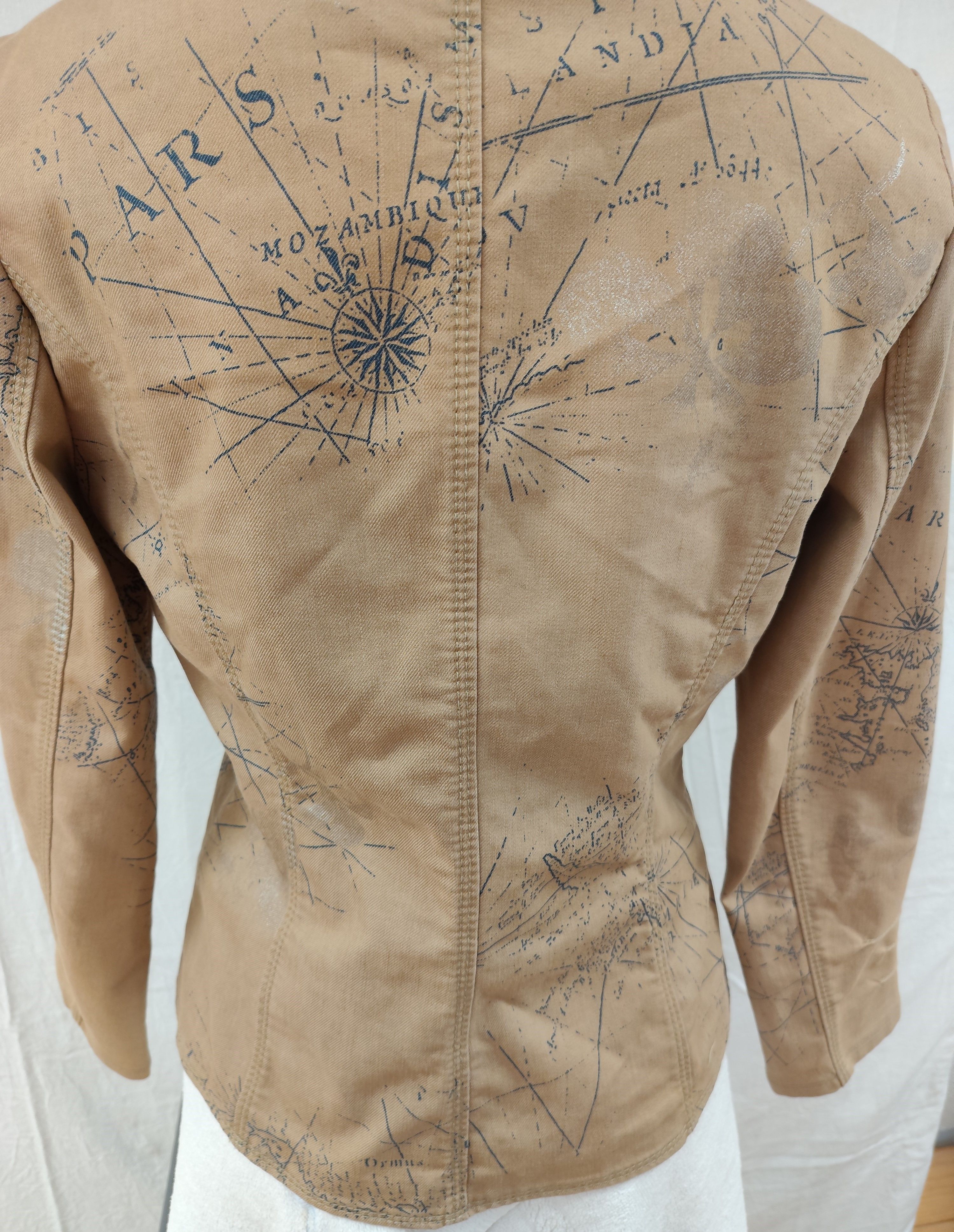 Veste de tailleur / Blazer ajusté style "Saharienne" urbaine Taille 40 Très bon état - Vue 17 - 