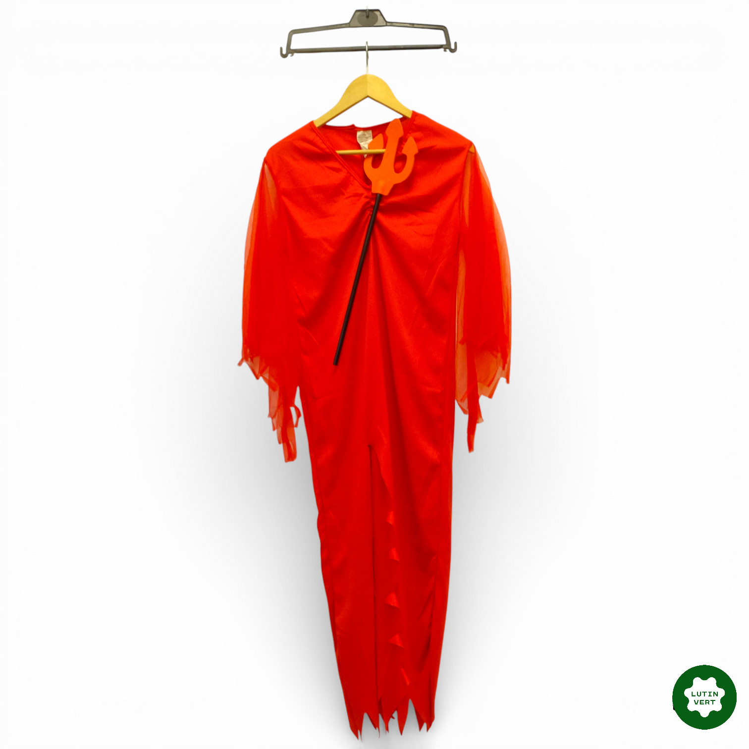 Déguisement adulte « Diable robe » taille unique d'occasion GIFI - Dès 15 ans | Ref 12865 Bon état - Vue 2 - 