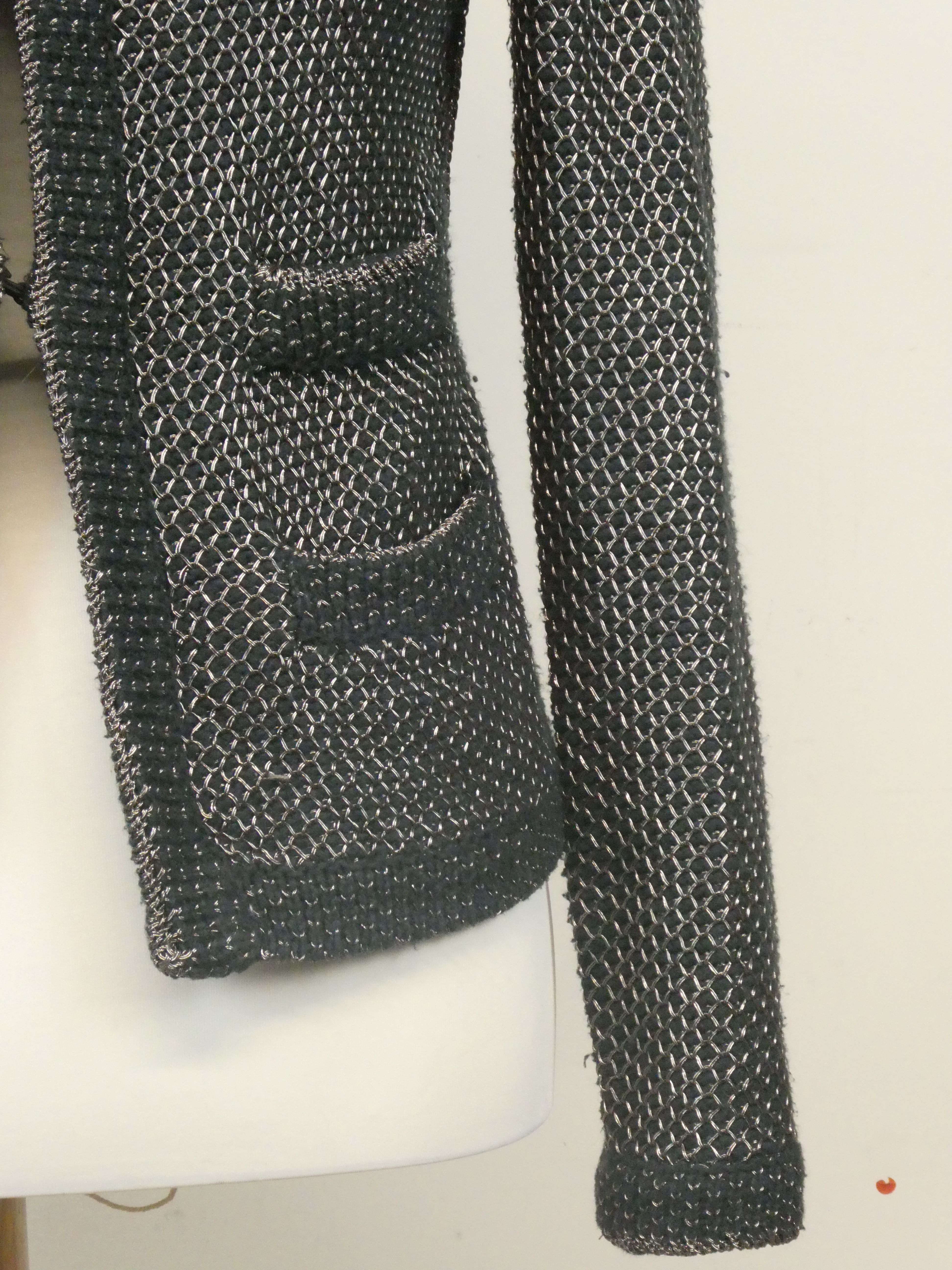 Maje cardigan manches longues à ornements métalliques - Taille M/2/38 - Photo 7