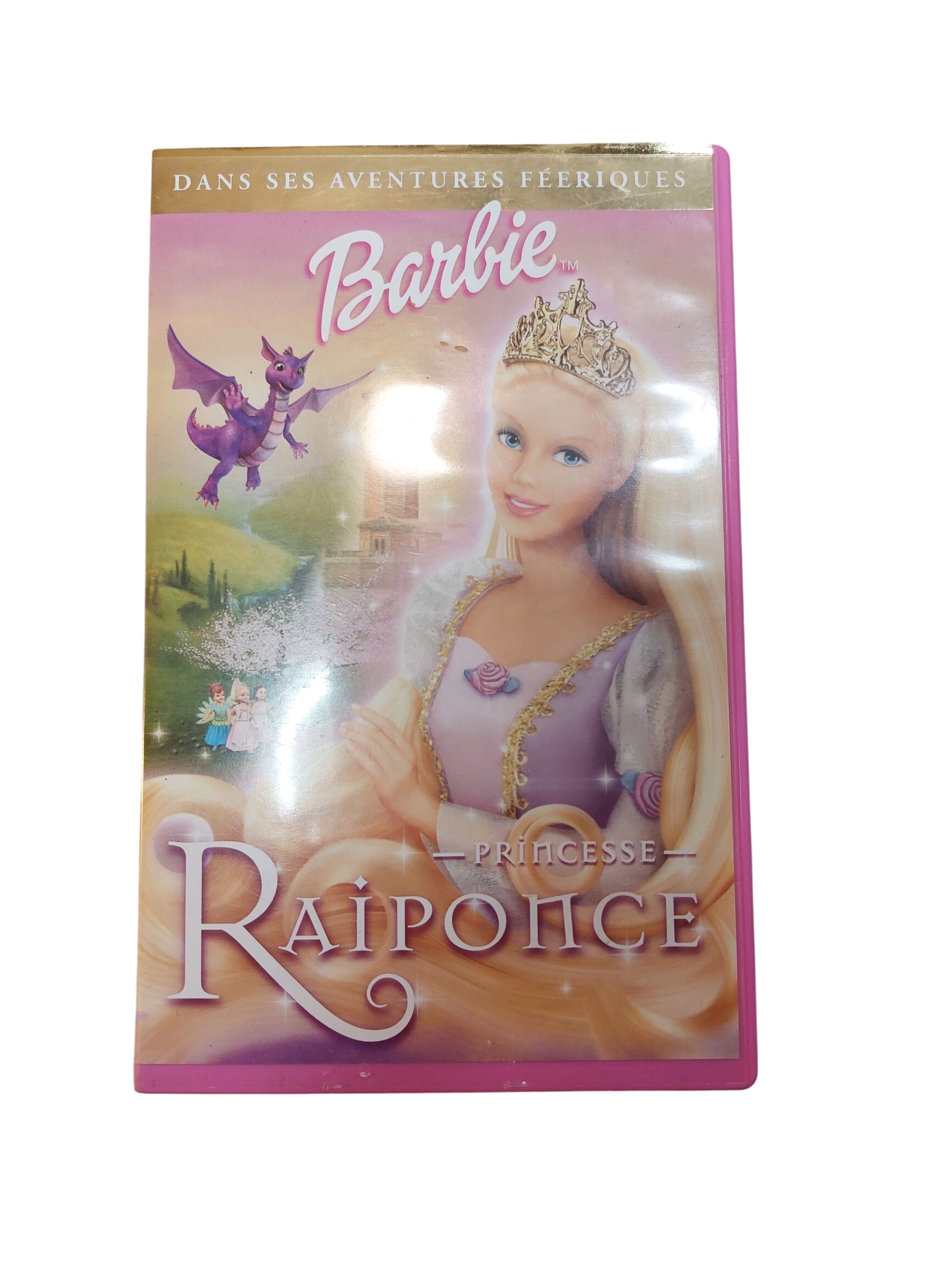 Cassette Barbie princesse Raiponce Très bon état -  reconditionné disponible sur Label Emmaüs